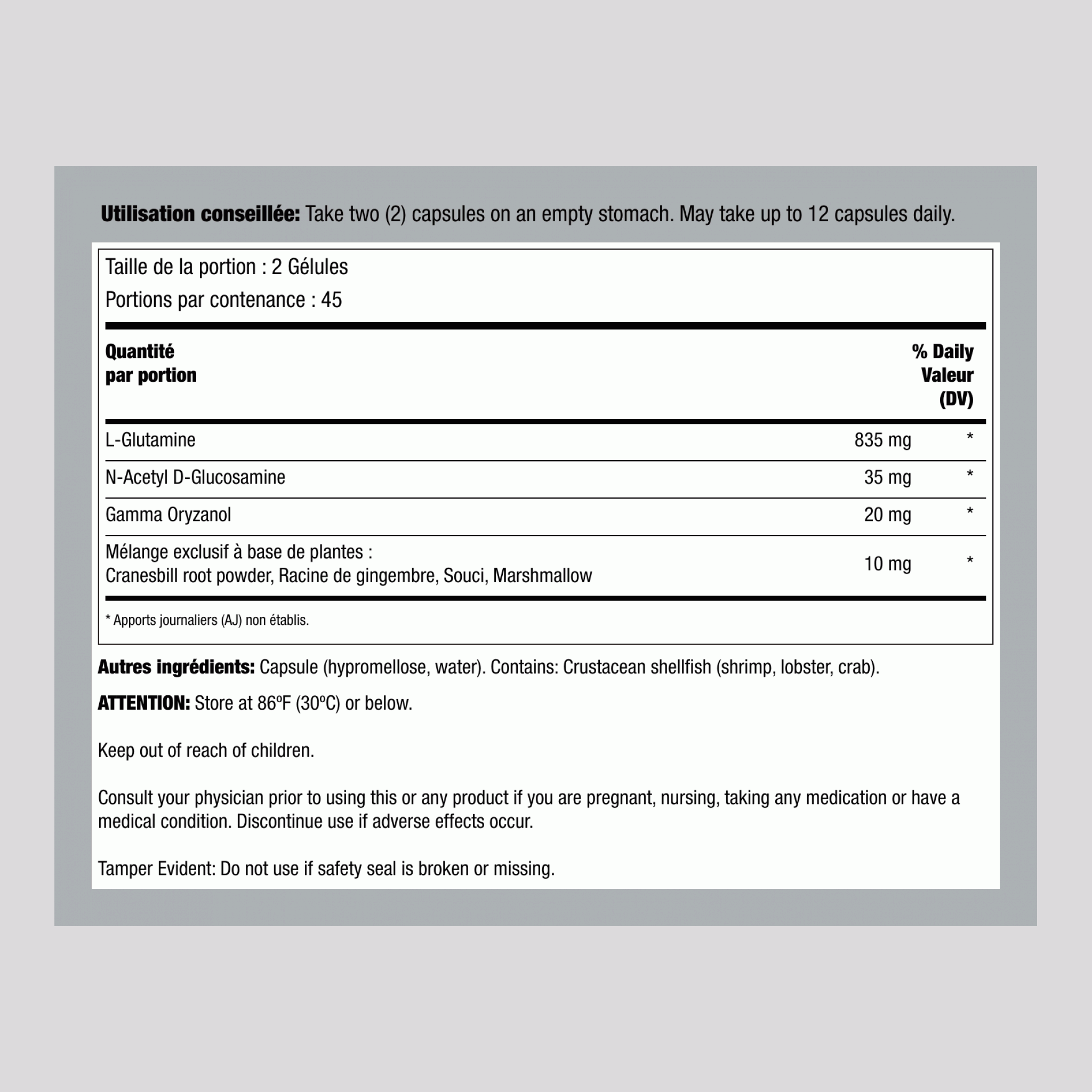IntestiNew Intestinal Lining Support, 90 Vegetarian Capsules