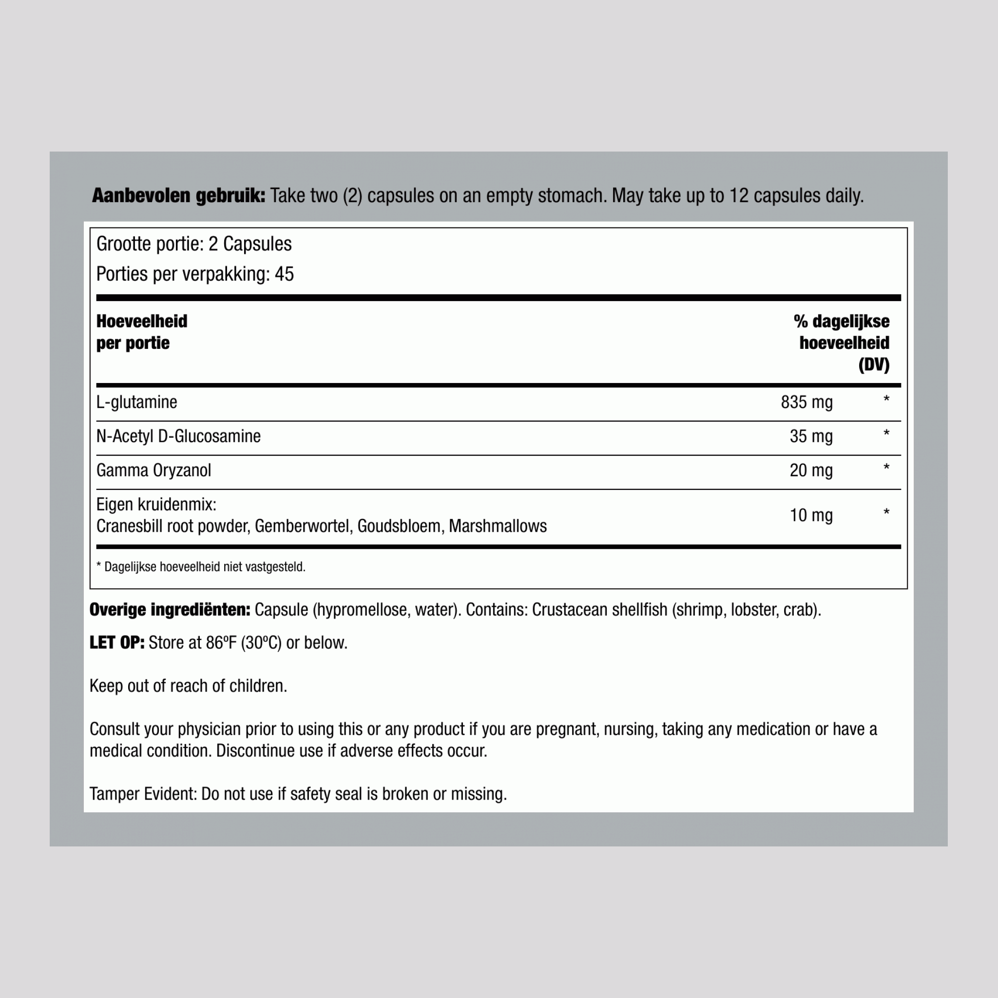 IntestiNew Intestinal Lining Support, 90 Vegetarian Capsules