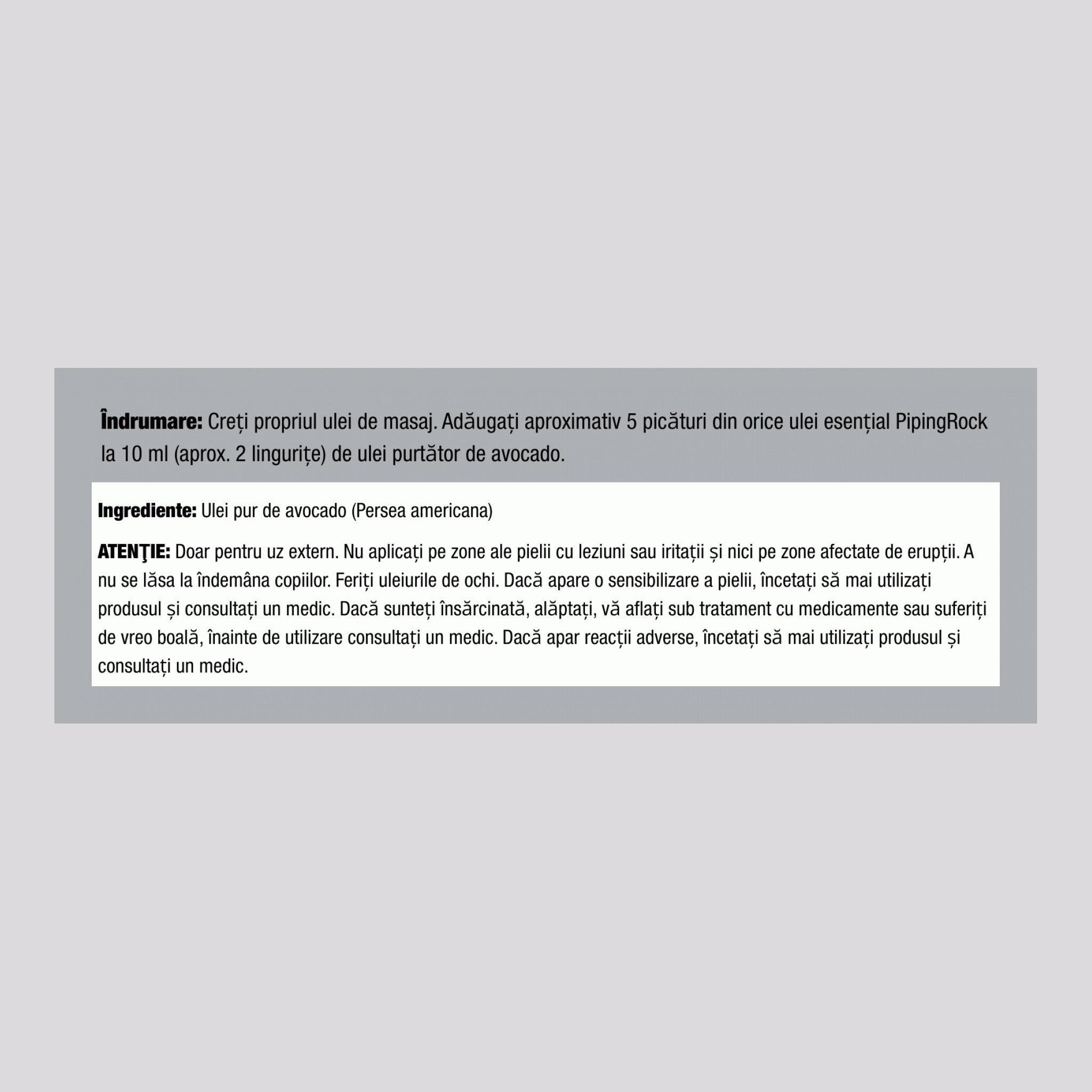 Ulei de avocado 4 fl oz 118 ml Sticlă    