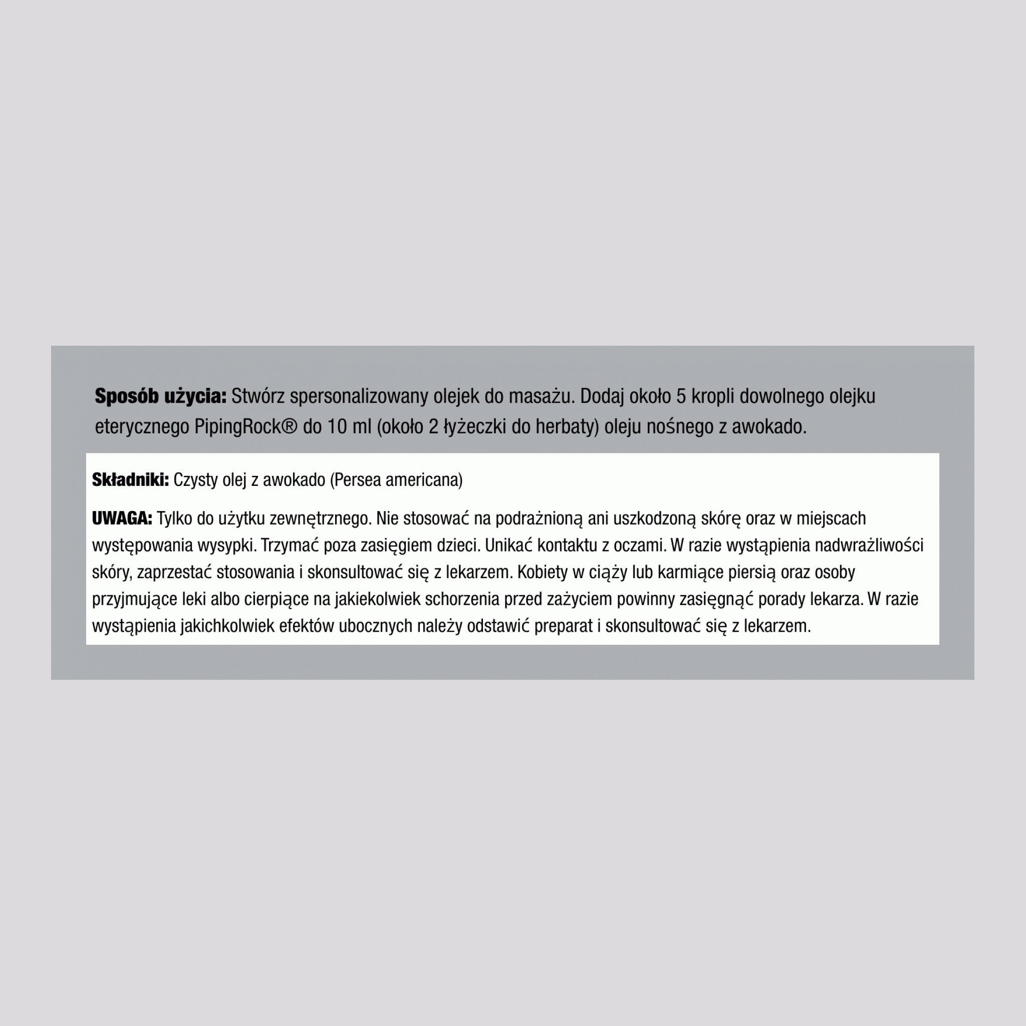 Olej z awokado 64 Uncje sześcienne 1.89 L Butelka    