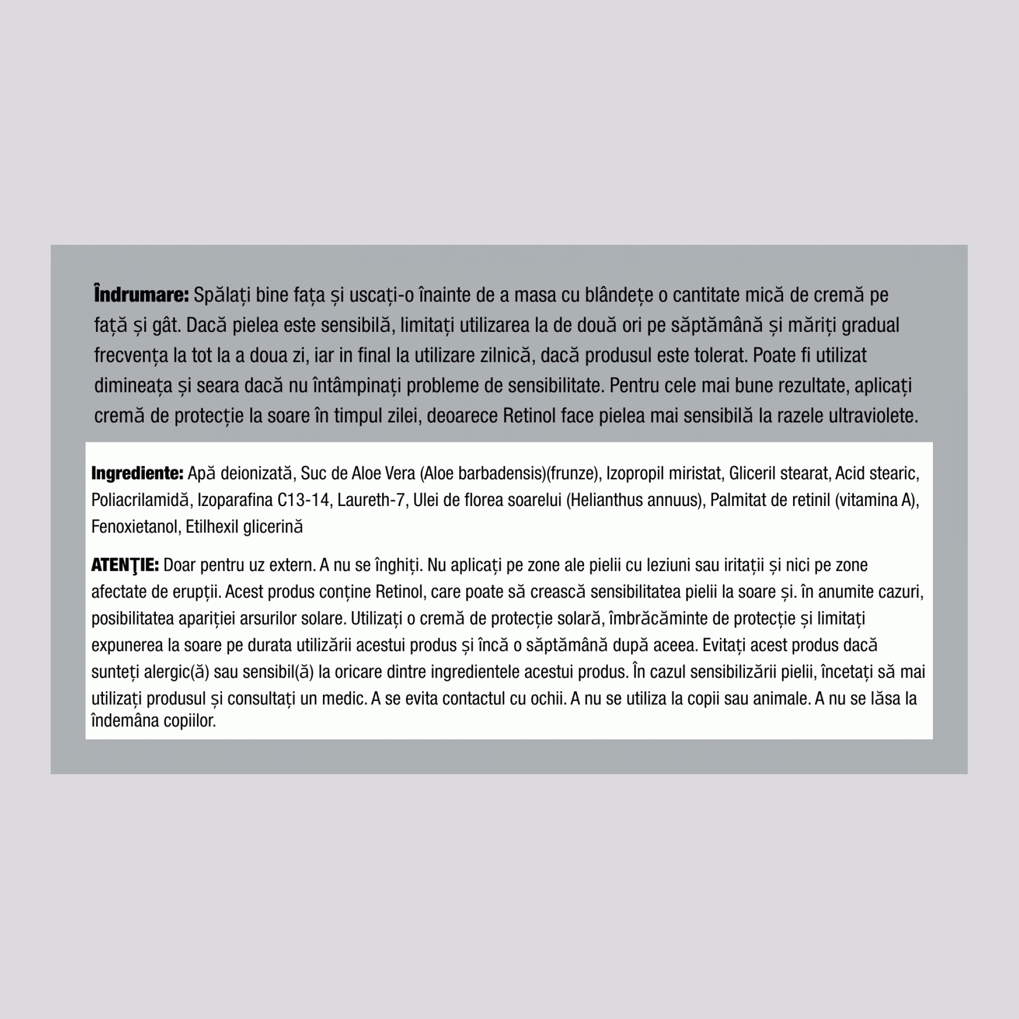 Cremă Retinol (Cremă cu vitamina A ultra eficientă) 400000 IU pentru Borcan 4 oz 113 g Borcan