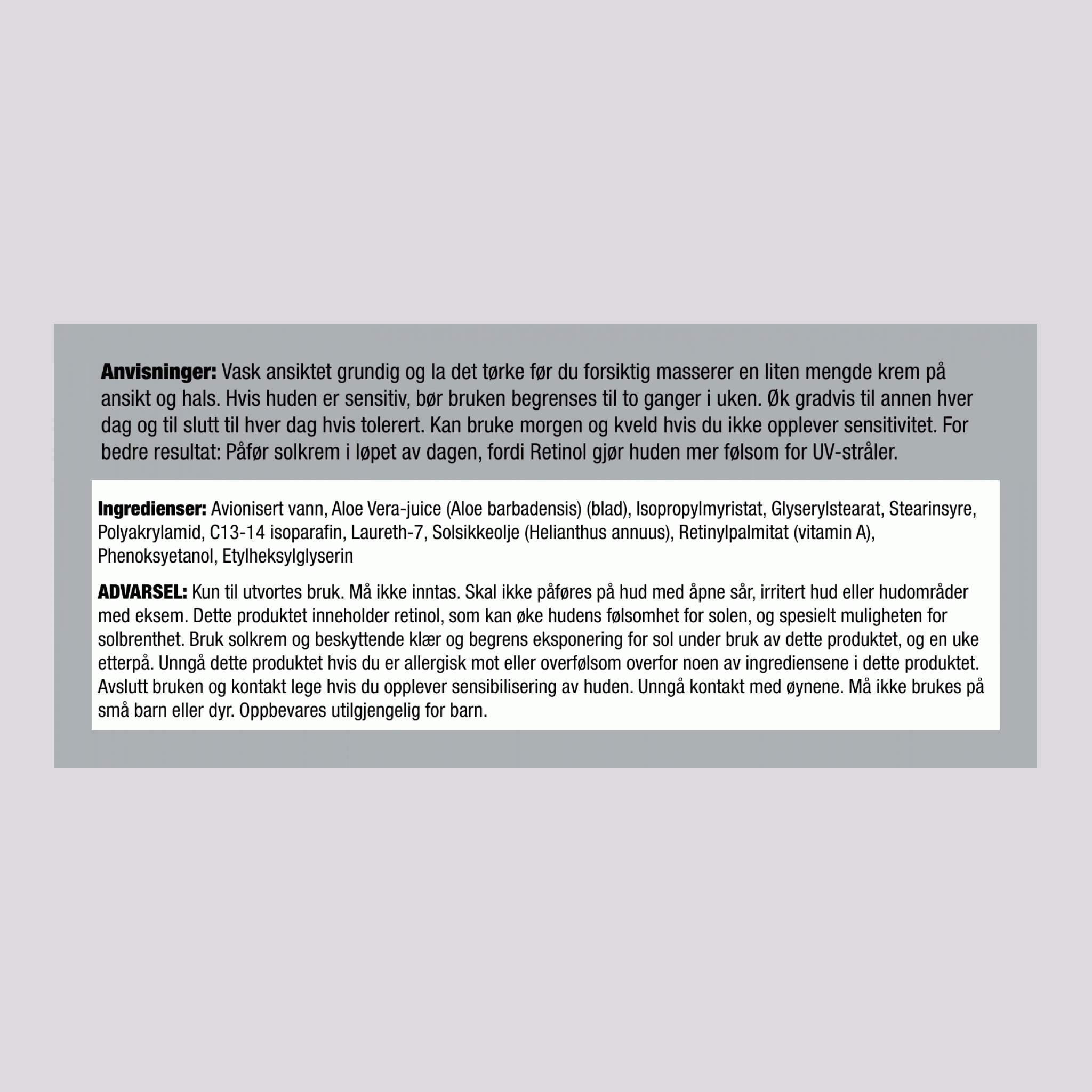 Retinol-krem (Ultra-potent Vitamin A-krem) 400000 IU Per krukke 4 ounce 113 g Krukke 3 Krukker