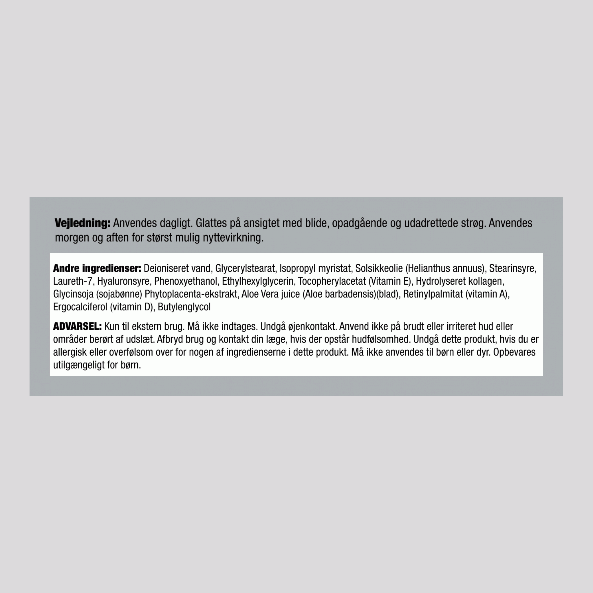 Hyaluron-creme 4 oz 113 g Glas    