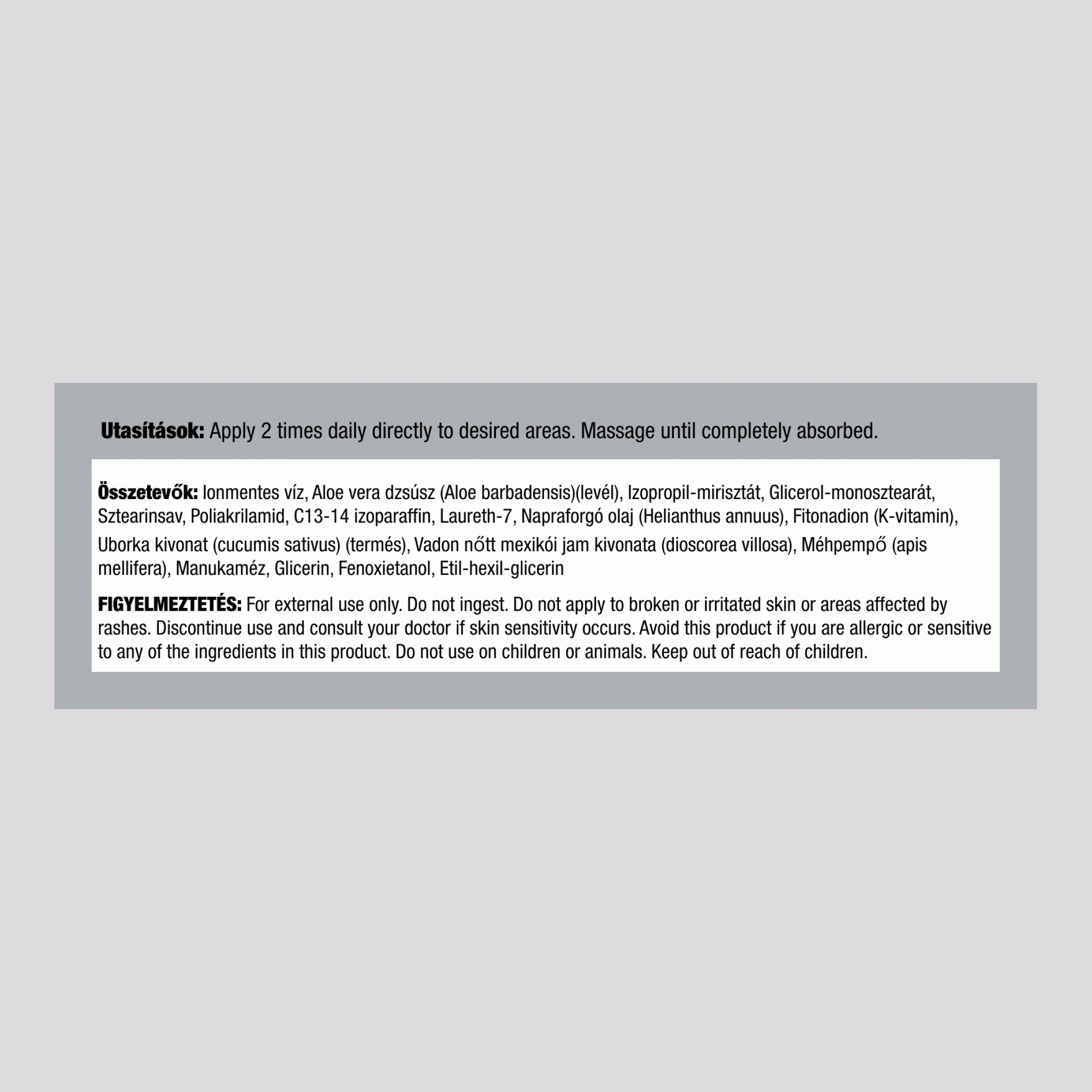 K-vitaminos krém 4 oz 113 g Korsó    