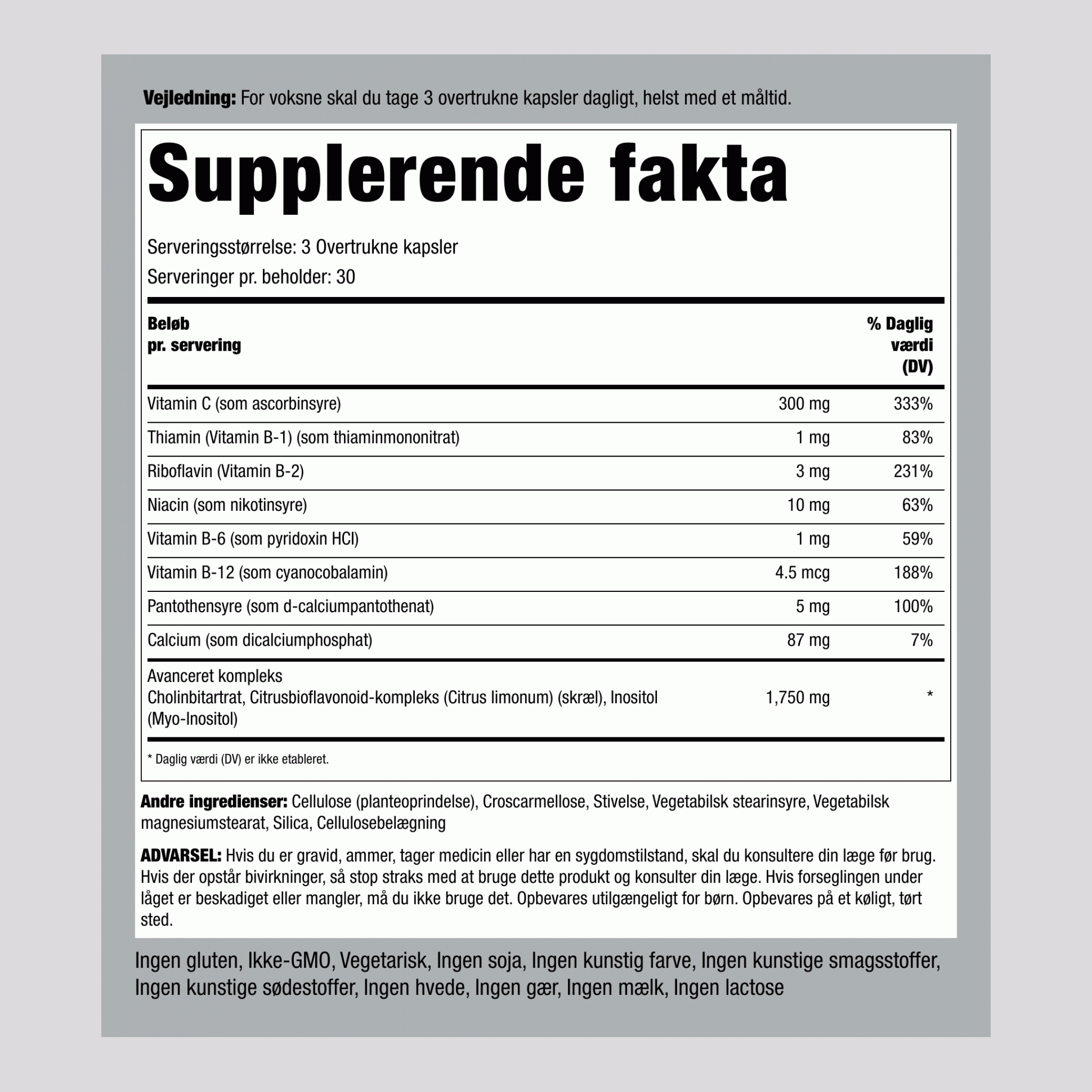 Lindring af tinnitus 90 Kapsler       