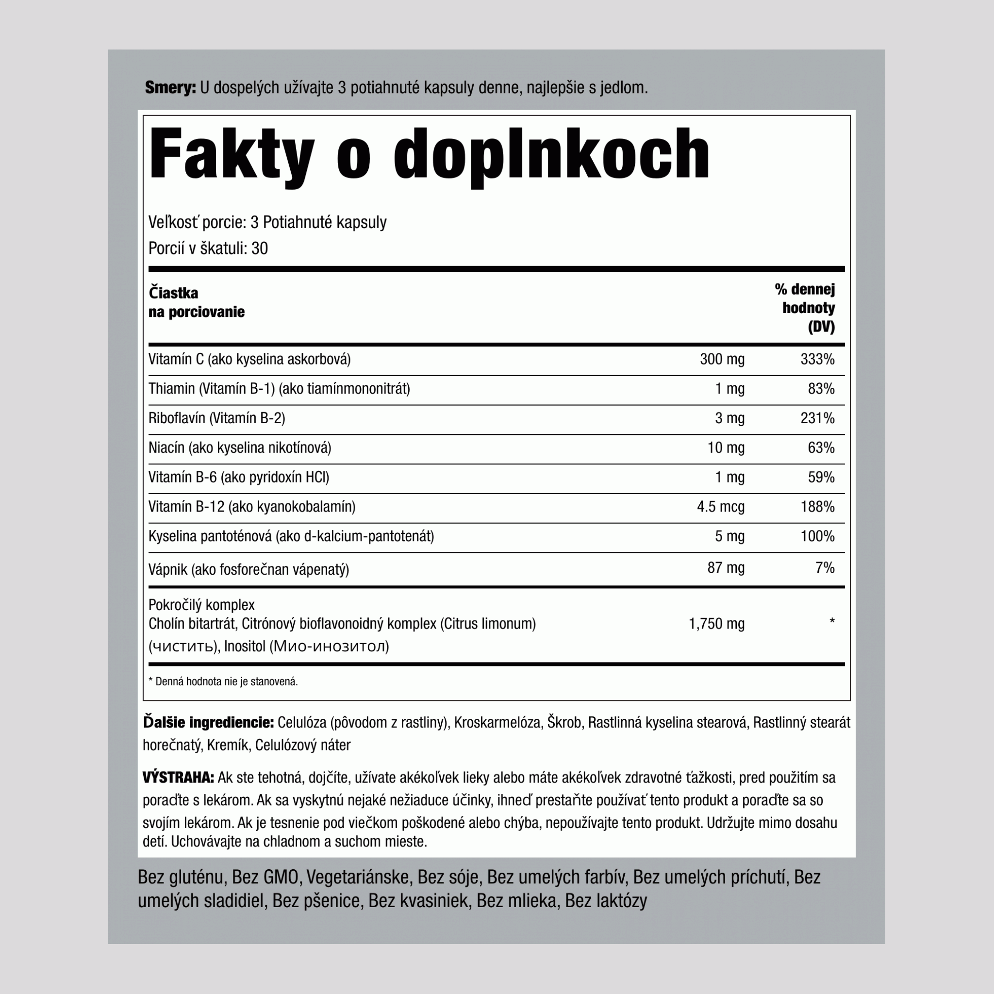 Úľava od zvonenia v ušiach 90 Kapsle       