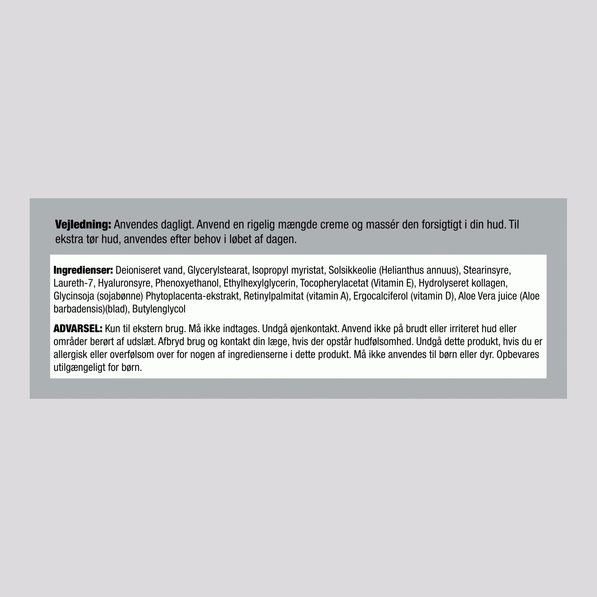 Revitaliserende Vitamin E-, A- og D-creme 4 oz 113 g Glas    