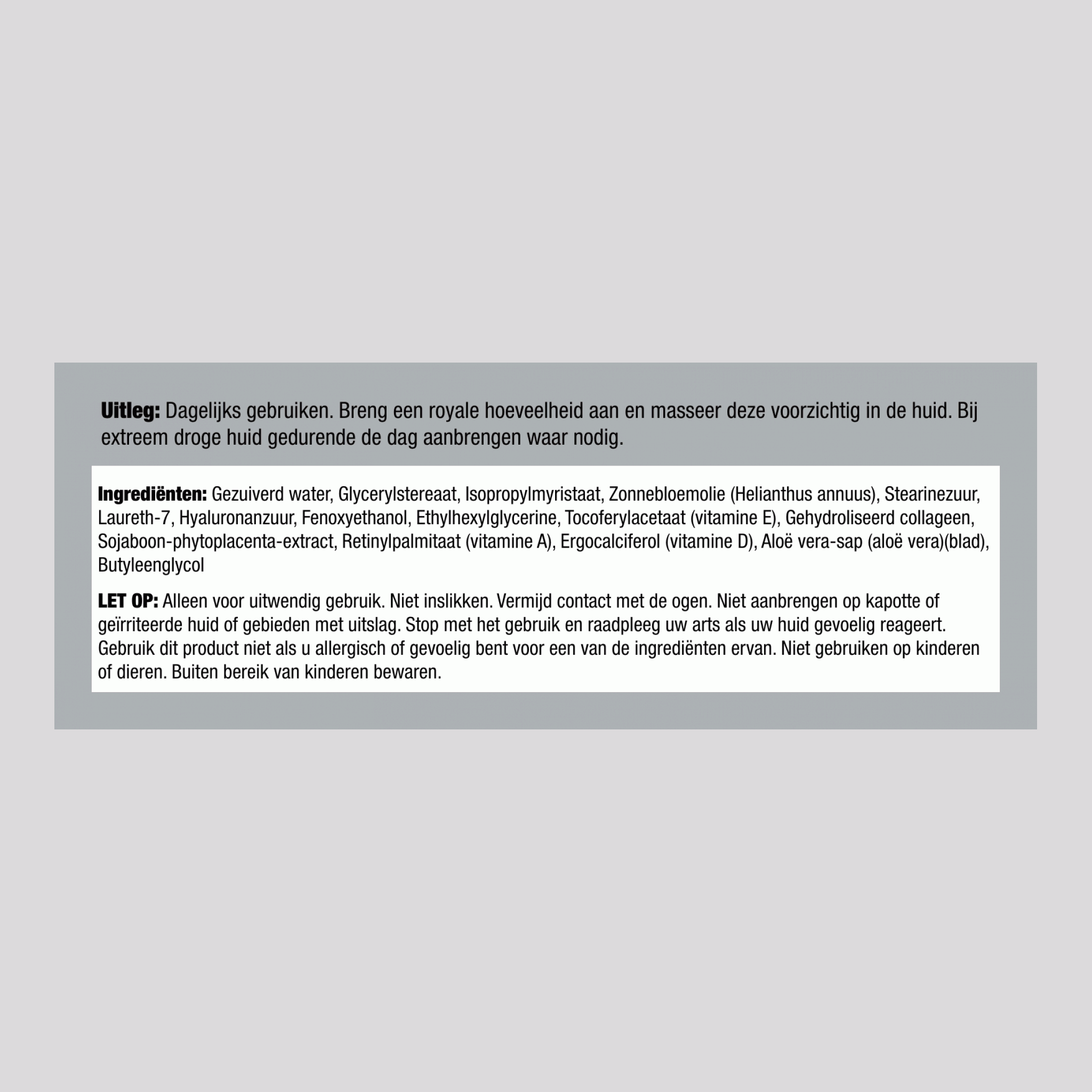 Revitaliserende vitamine E, A & D crème 4 oz 113 g Pot    