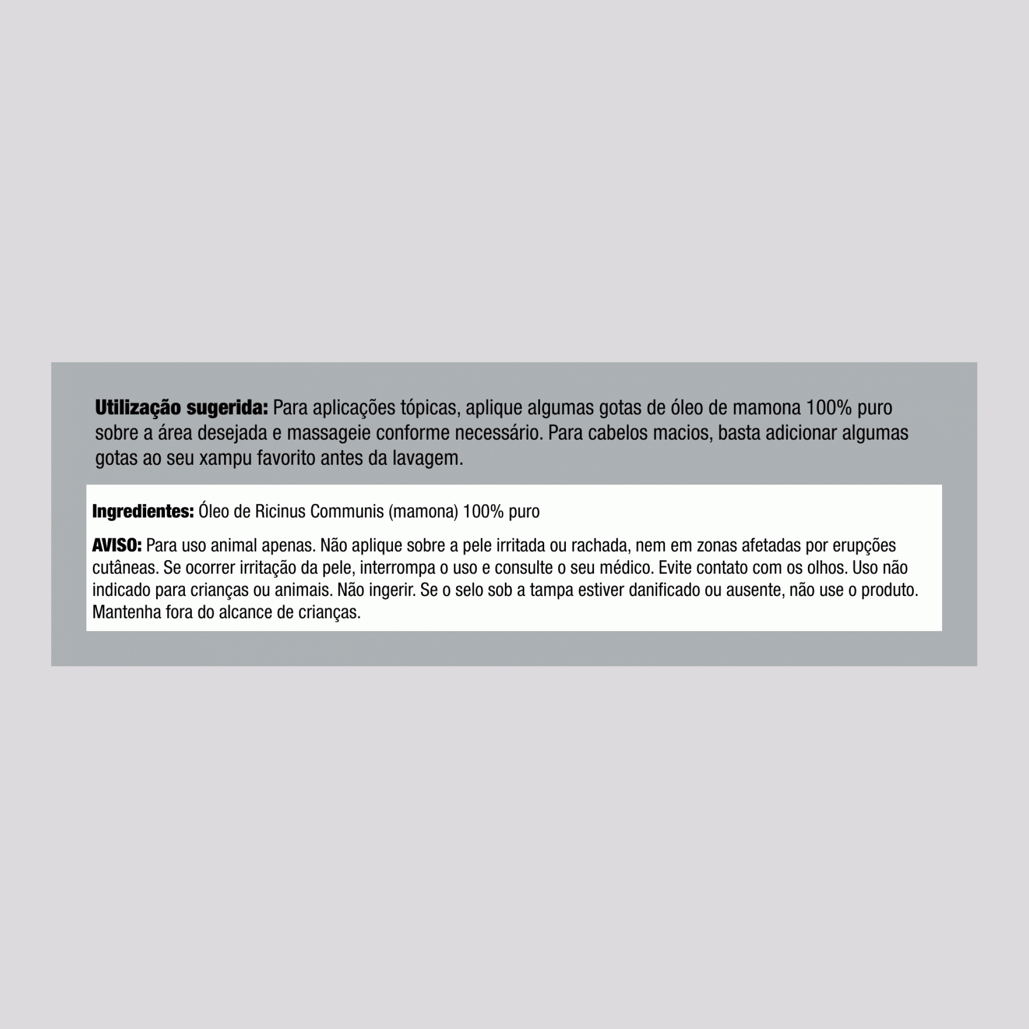 Óleo de Castor (prensado a frio) Livre de Hexano 64 fl oz 1.89 L Frasco    