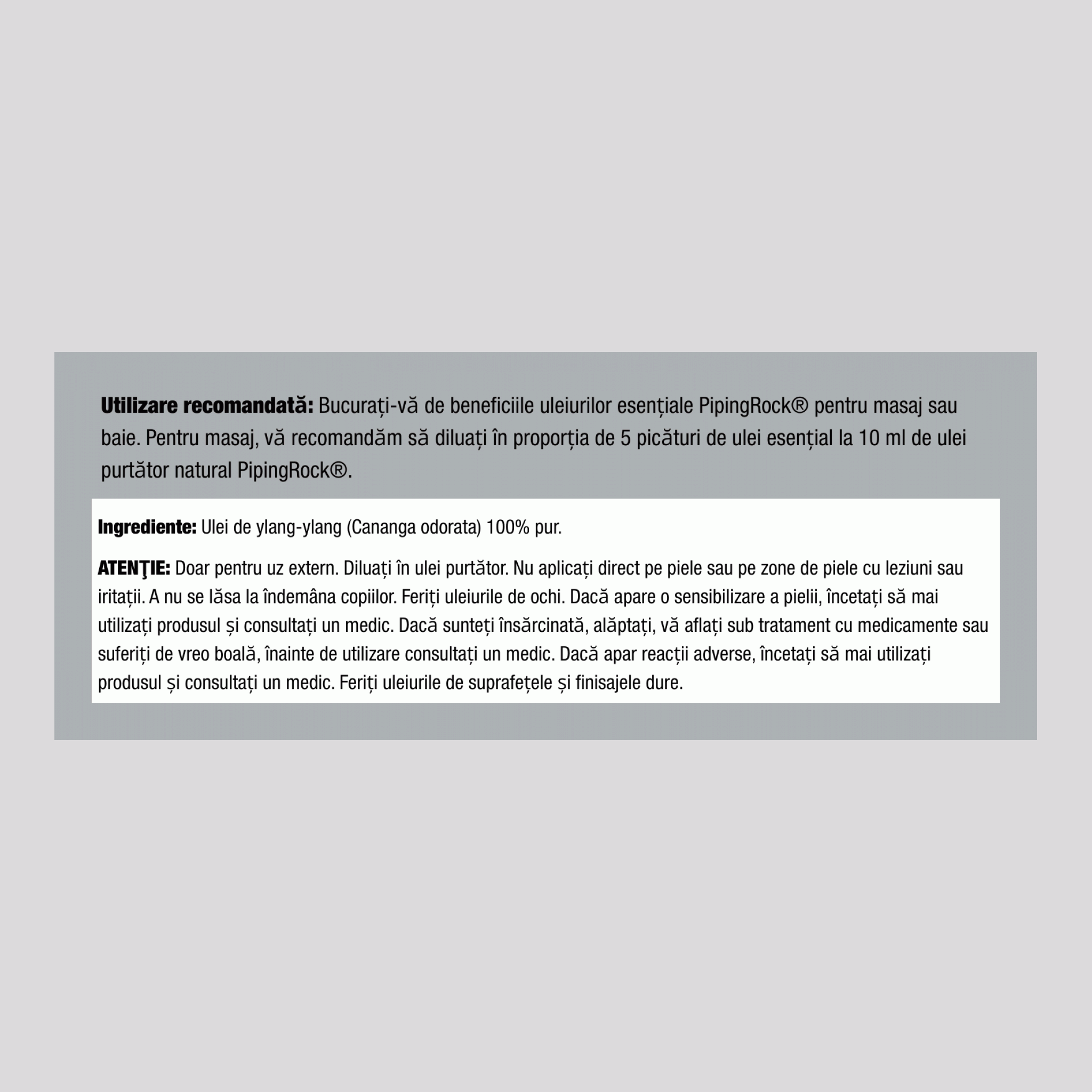 Ulei esenţial din ulei de Ylang Ylang I, II, III Pur (GC/MS Testată) 1/2 fl oz 15 ml Sticlă picurătoare    