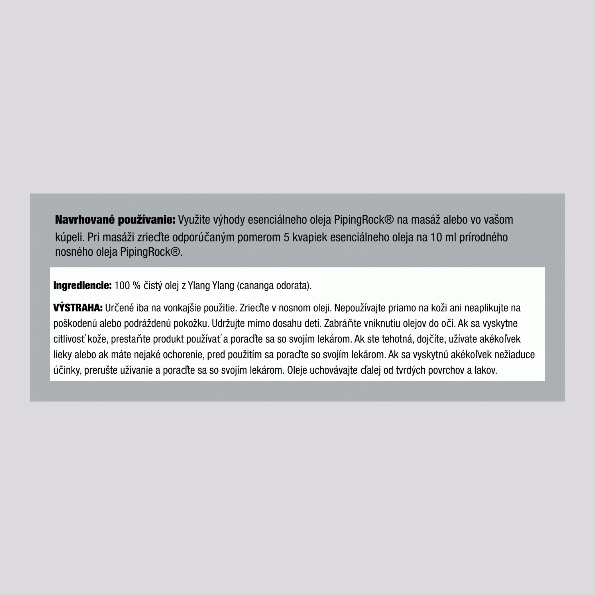 I,II, IIIEsenciálny olej Ylang Ylang (GC/MS Testované) 1/2 fl oz 15 ml Fľaša na kvapkadlo    