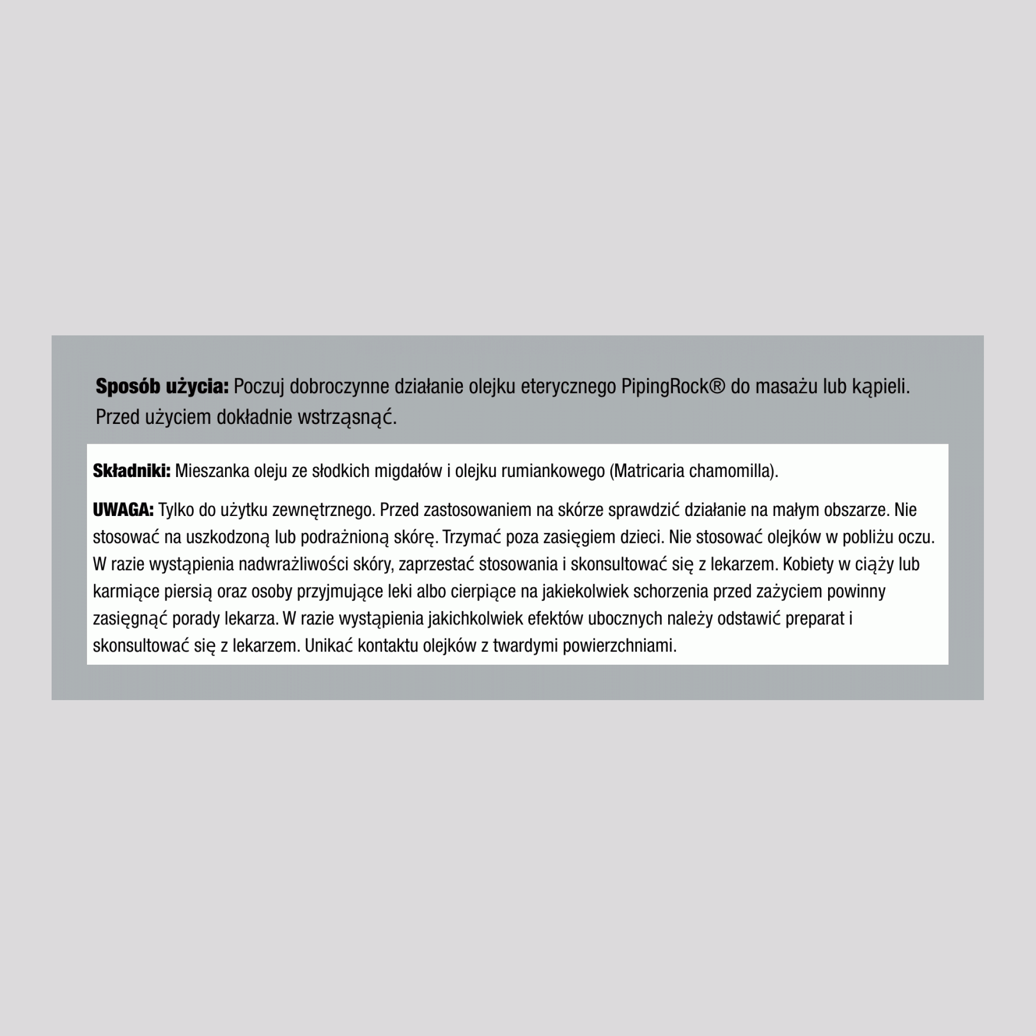 Olejek eteryczny z rumianku, mieszanka, butelka z kroplomierzem 1/2 uncji płynu (15 mL)