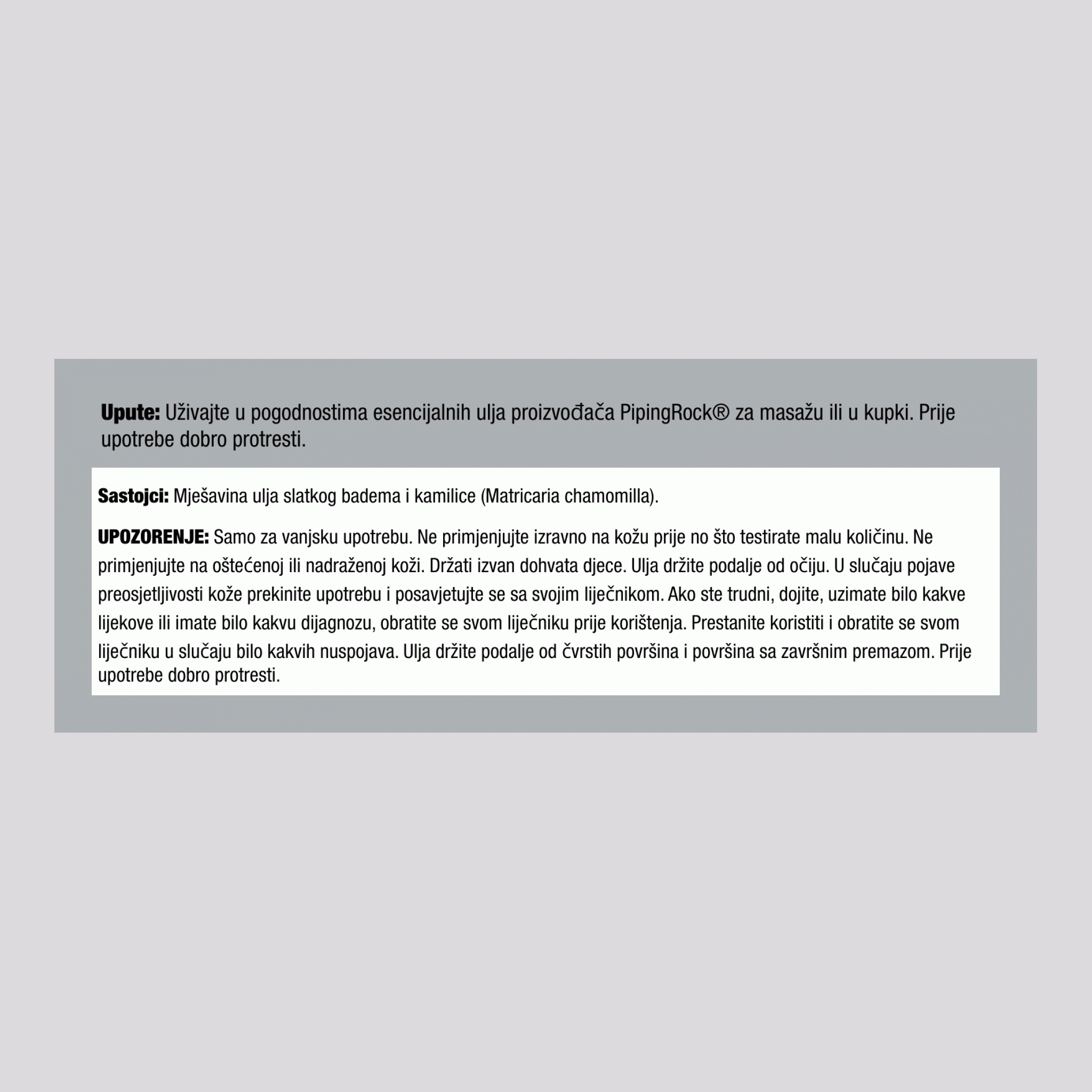 Mješavina eteričnog ulja kamilice, 1/2 fl oz (15 mL) bočica s kapaljkom, 2 bočice s kapaljkom