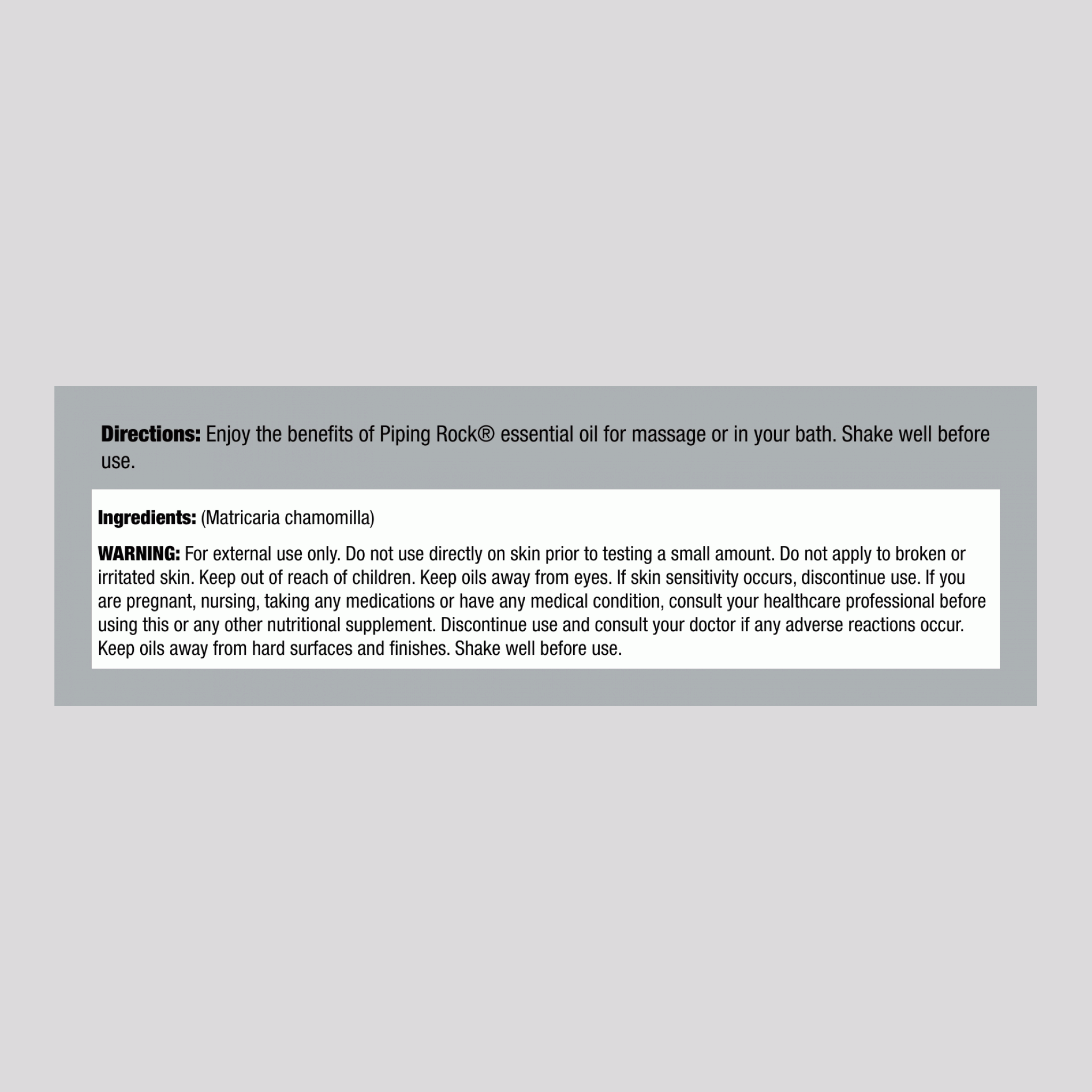 洋甘菊精油混合物，1/2 fl oz (15 mL) 滴管瓶，2 個滴管瓶