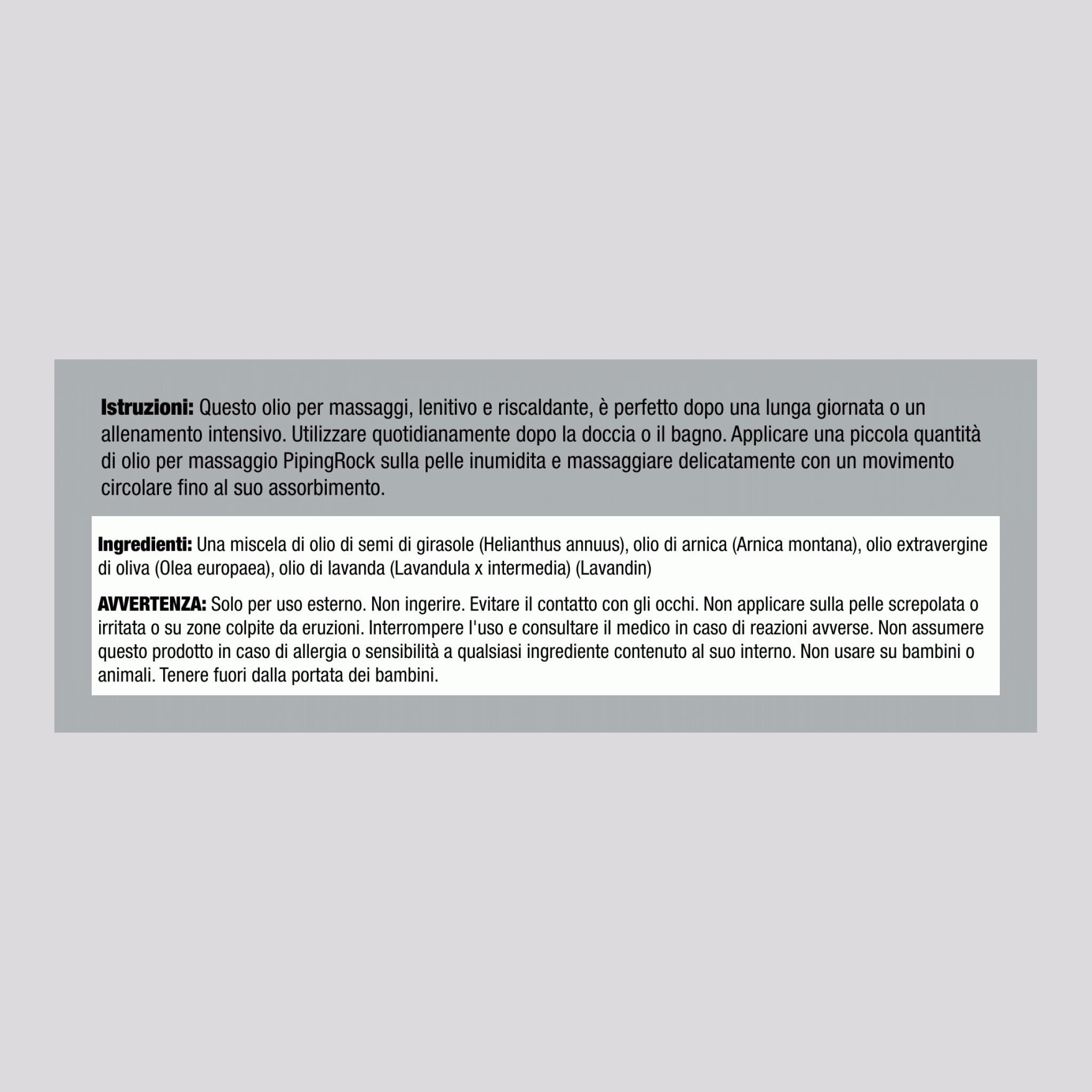 Olio per massaggi all'arnica,  4 fl oz 118 ml Bottiglia 2 Bottiglie