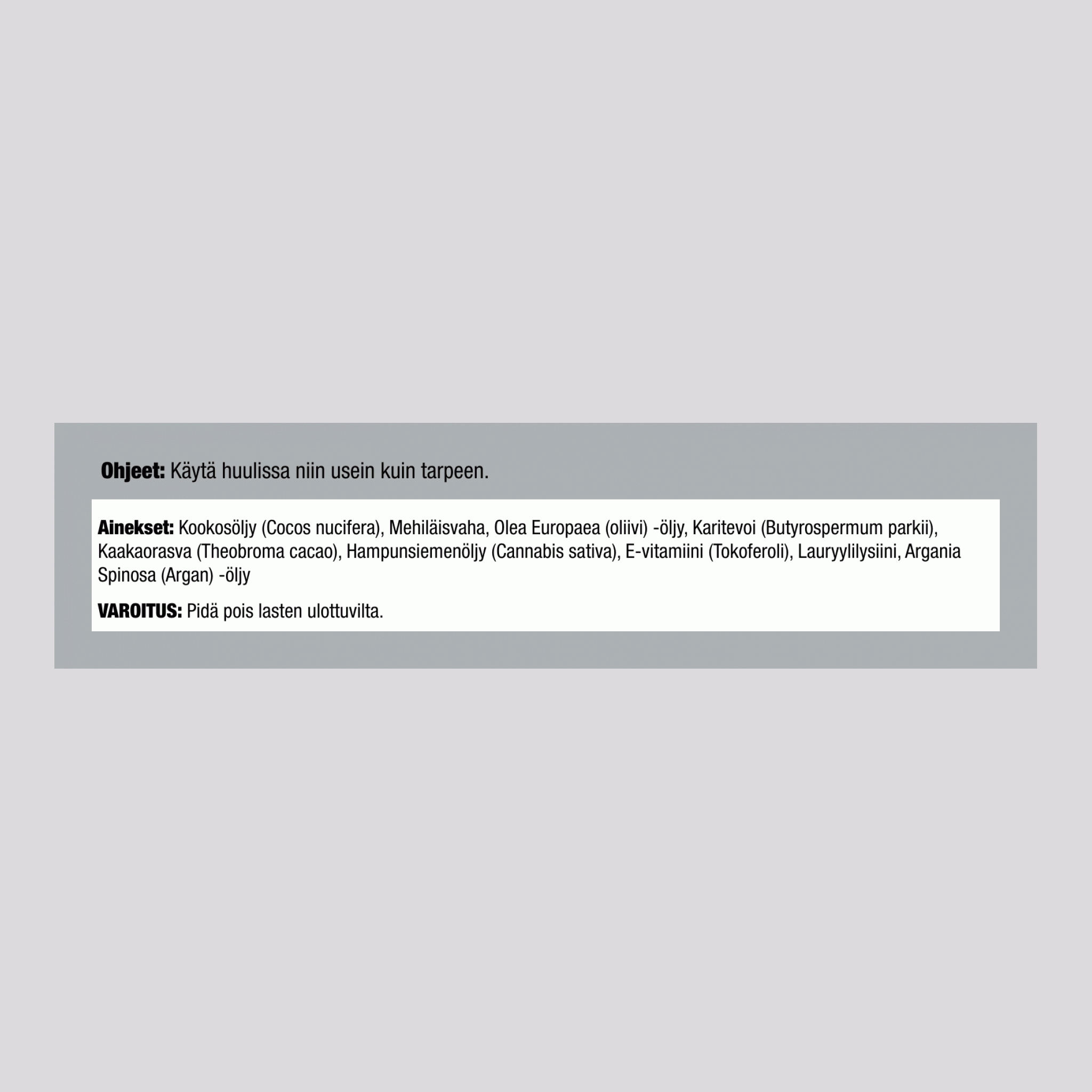 Lysiinihuulivoide 0.15 oz 4 g Putkilo    