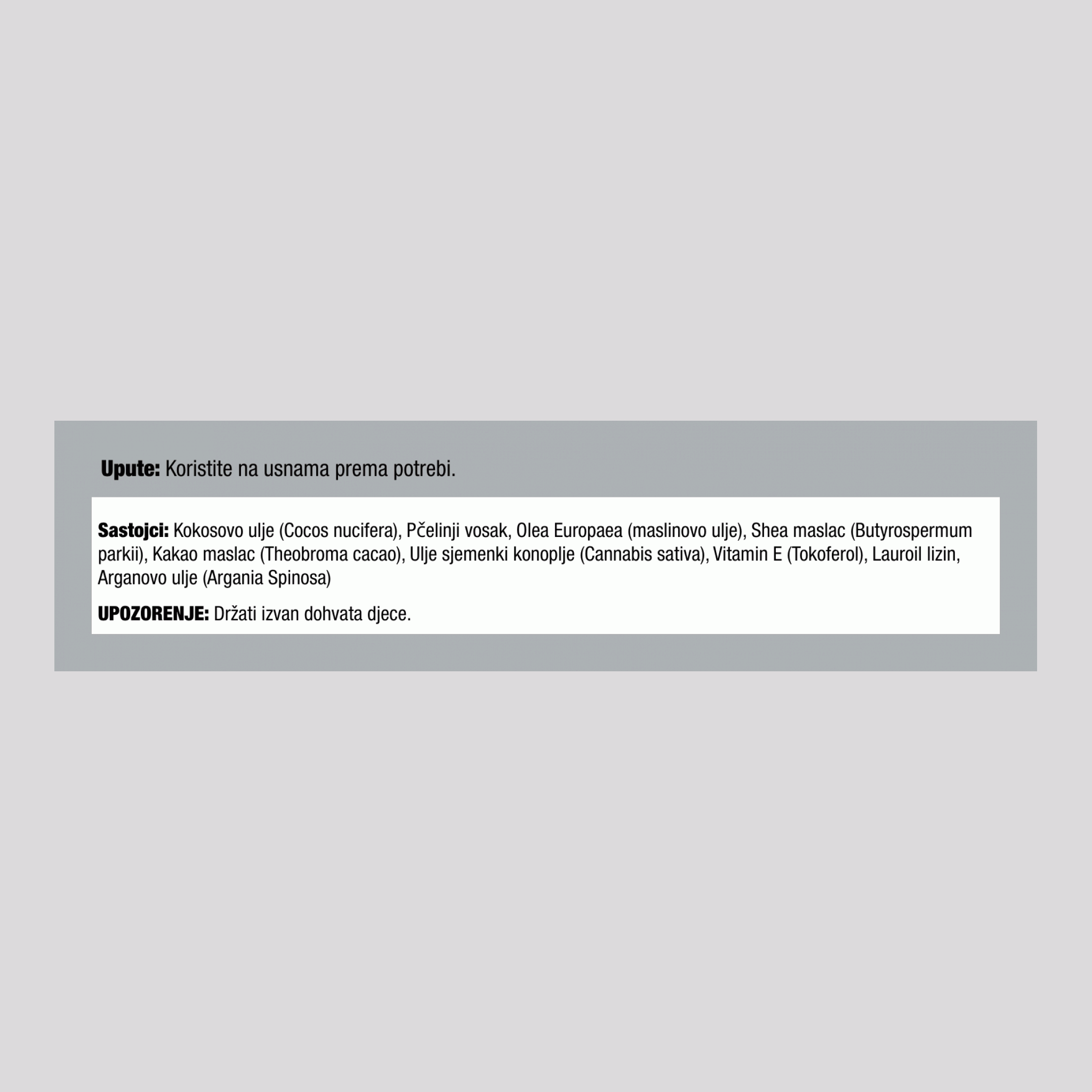 Balzam za usne s lisinom 0.15 oz 4 g Tuba    