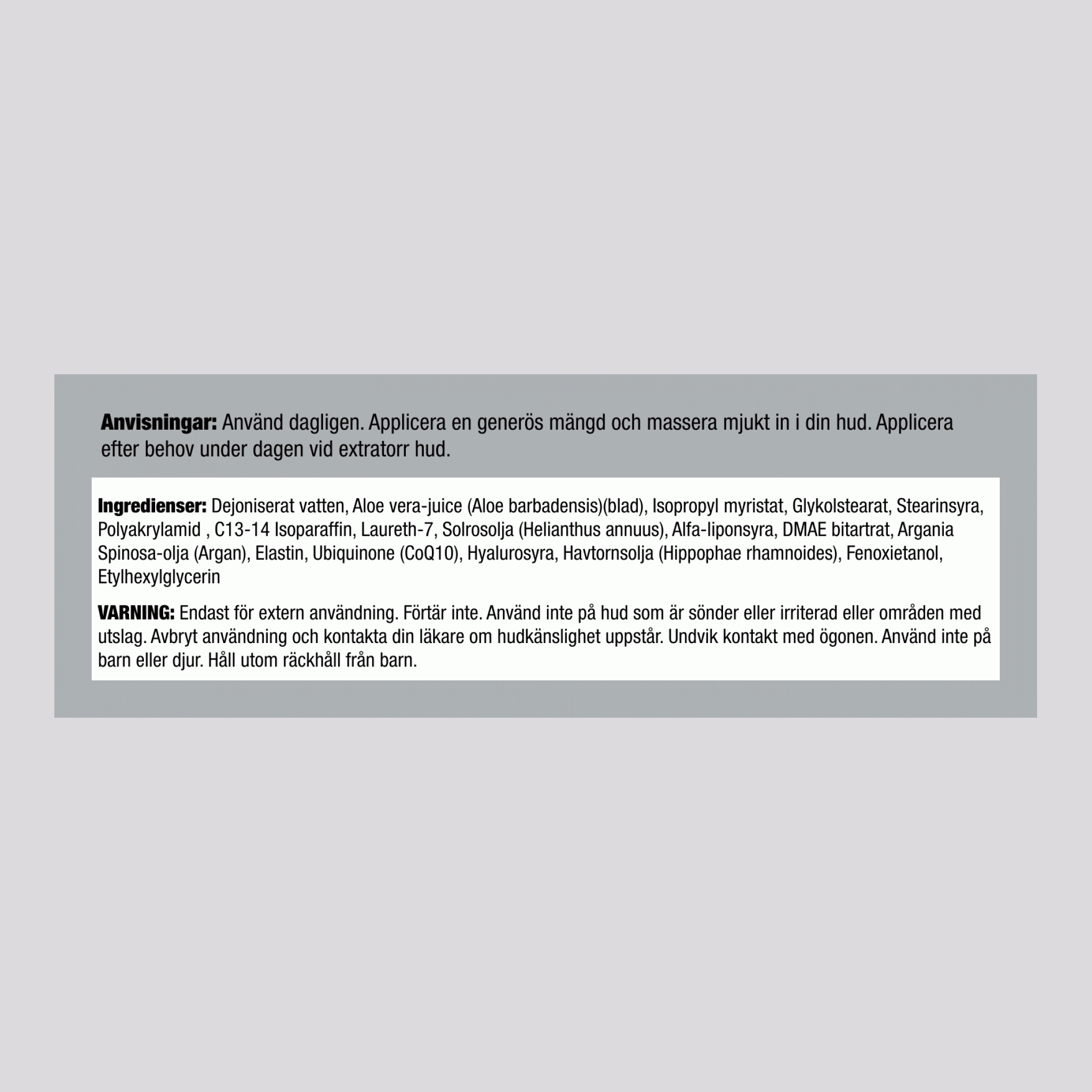 Alfaliponsyra med DMAE-kräm 4 oz 113 g Burk    