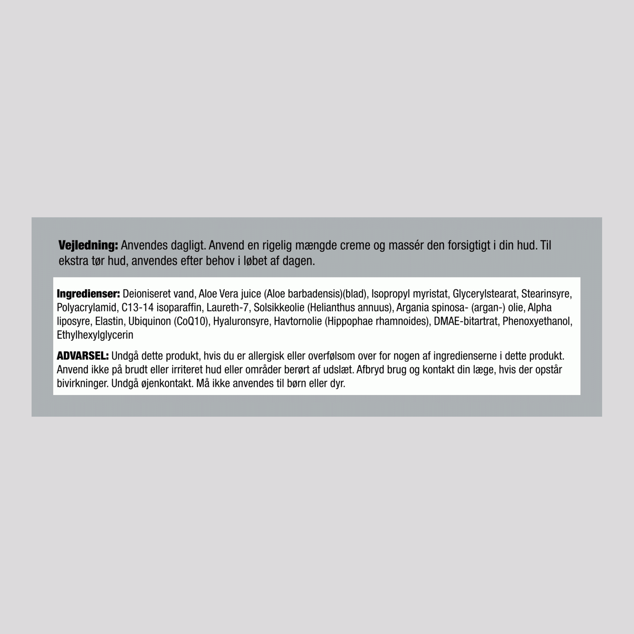 Co Q10-creme 4 oz 113 g Glas    