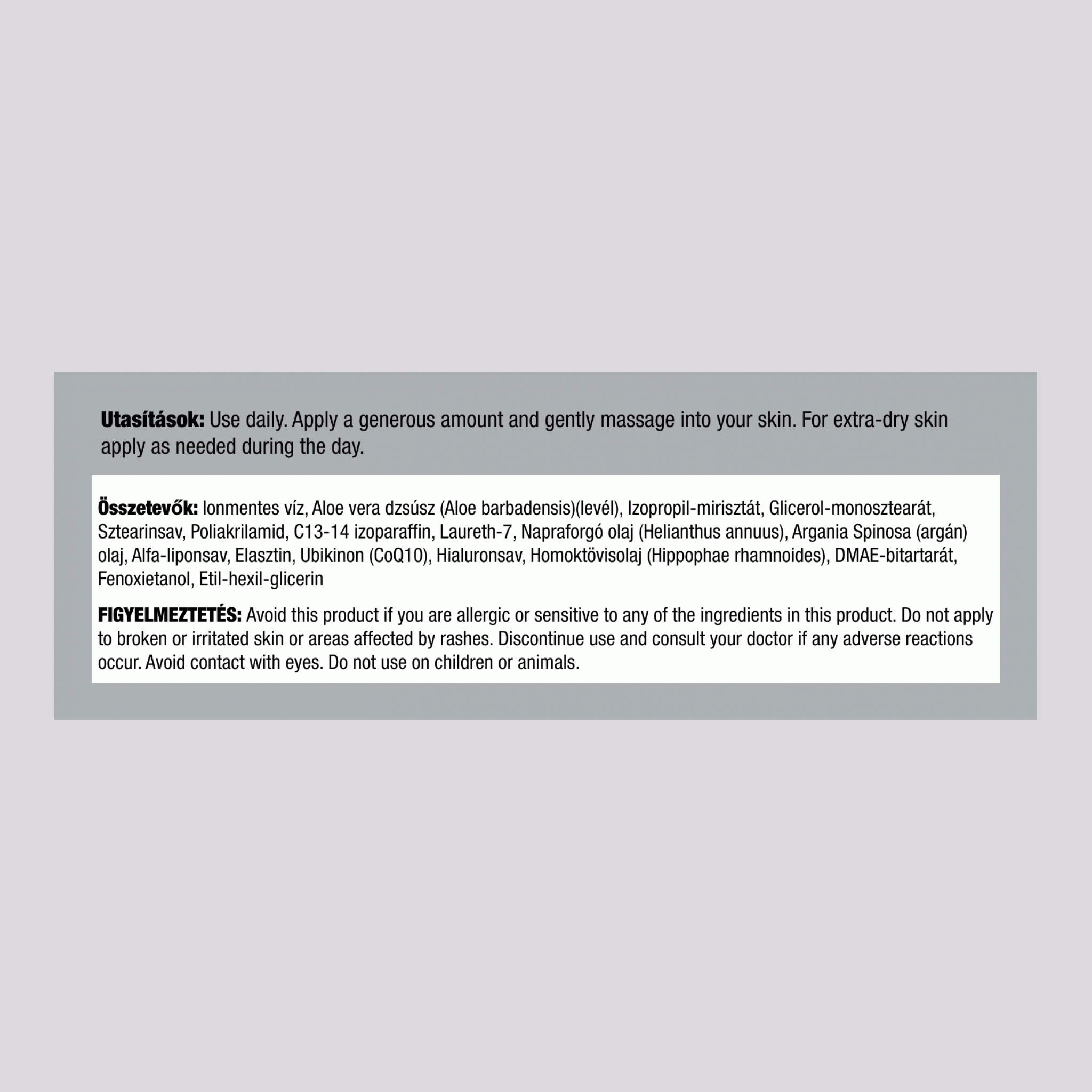 Co Q10 krém 4 oz 113 g Korsó    