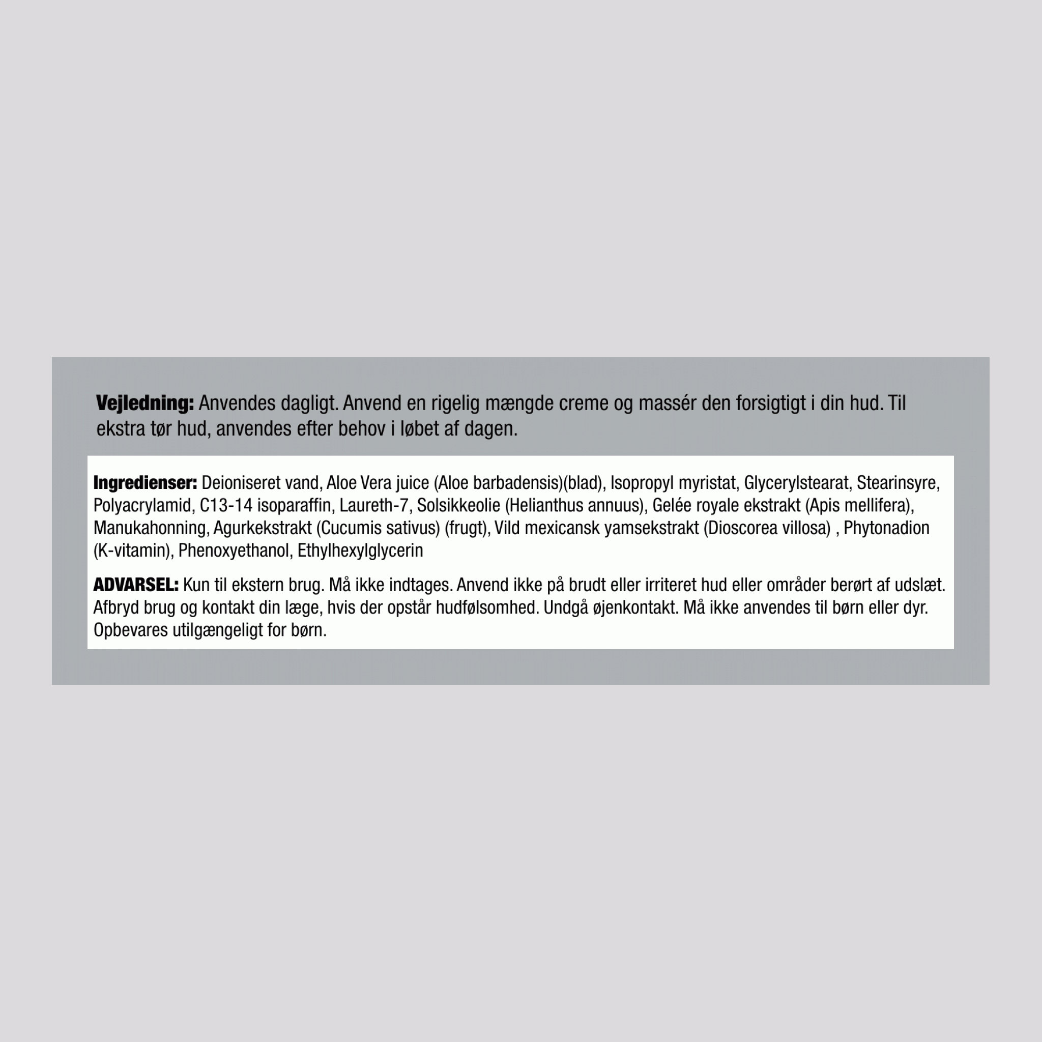 Royal Jelly og Manuka-honningcreme 4 oz 113 g Glas    