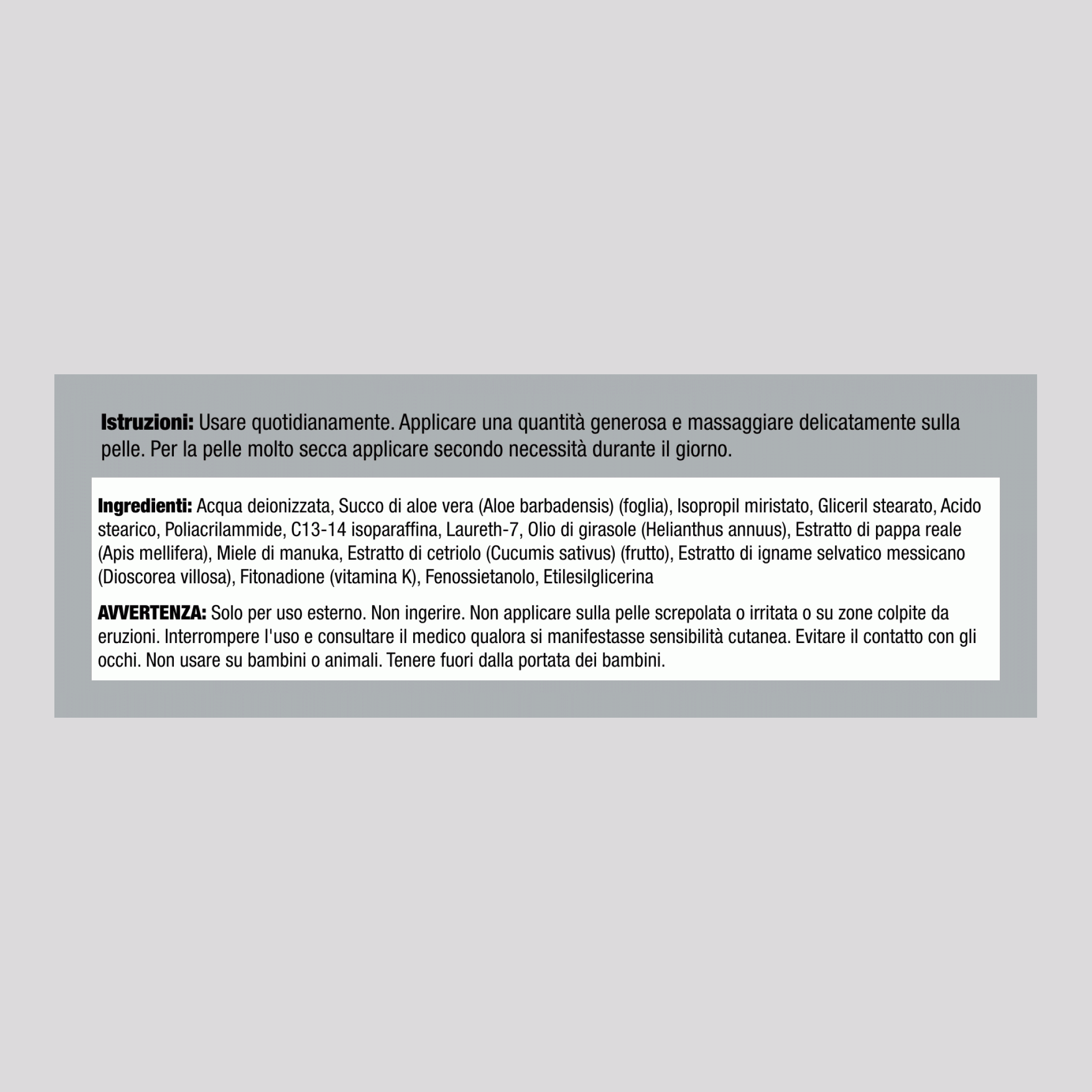 Crema alla pappa reale e miele di manuka 4 oz 113 g Vaso    