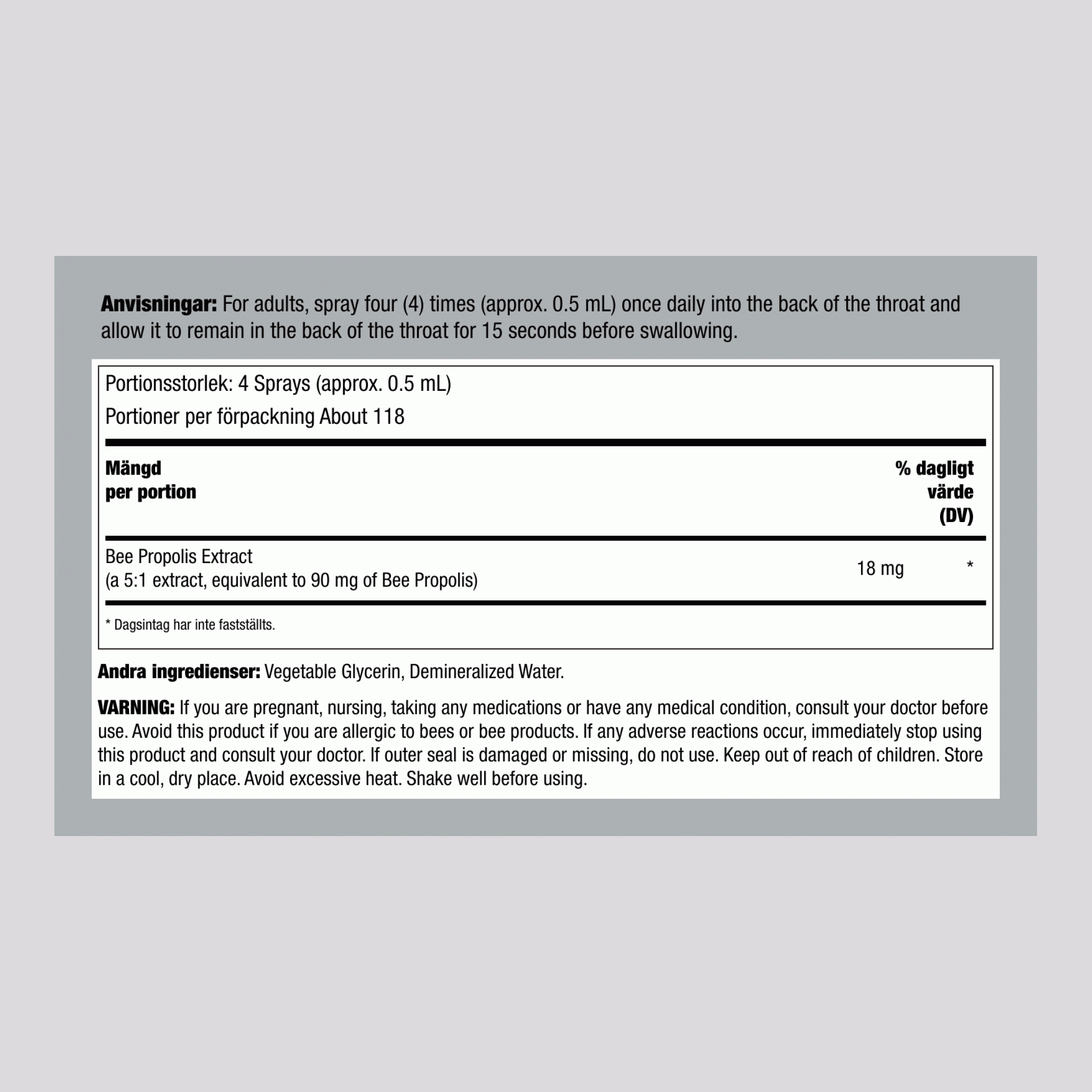 Bipropolis Spray, 59 ml Spray