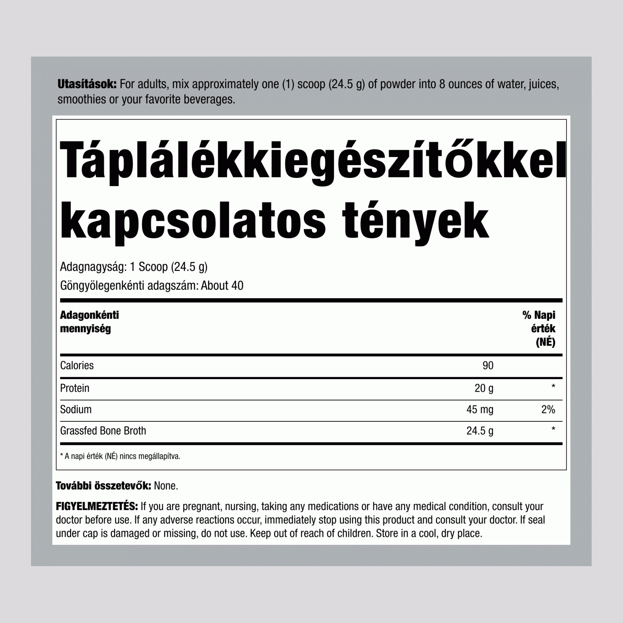 Legeltetett csontleves