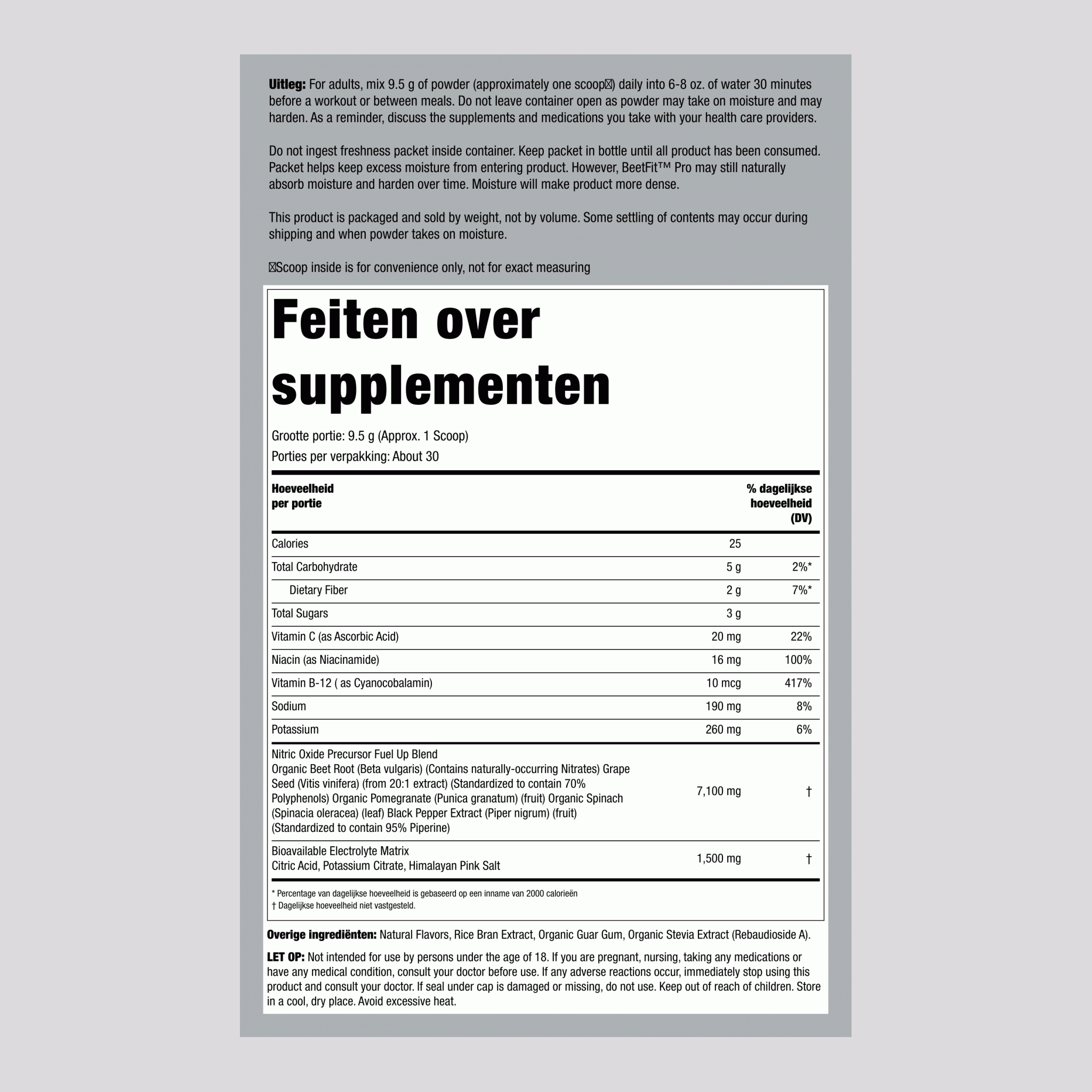 Stikstofoxide rode biet