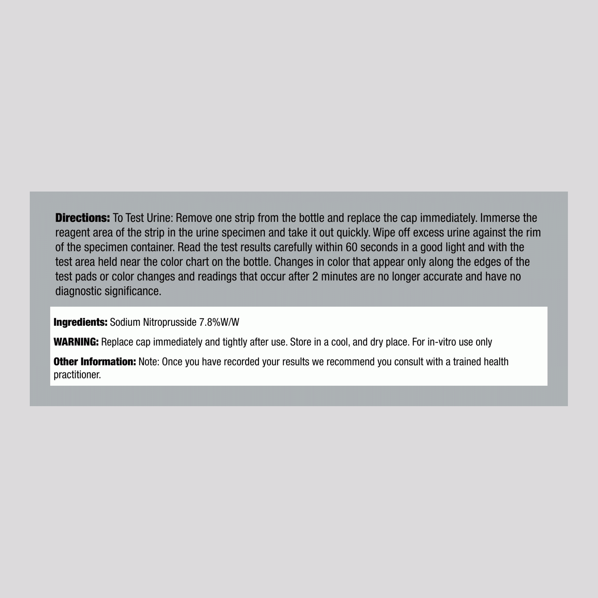 Ketone Test Strips Twin Pack, 300 Test Strips