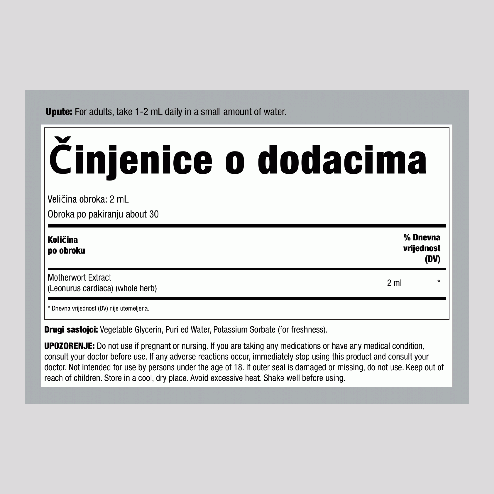 Tinktura od srčanika, kapaljka od 59 mL