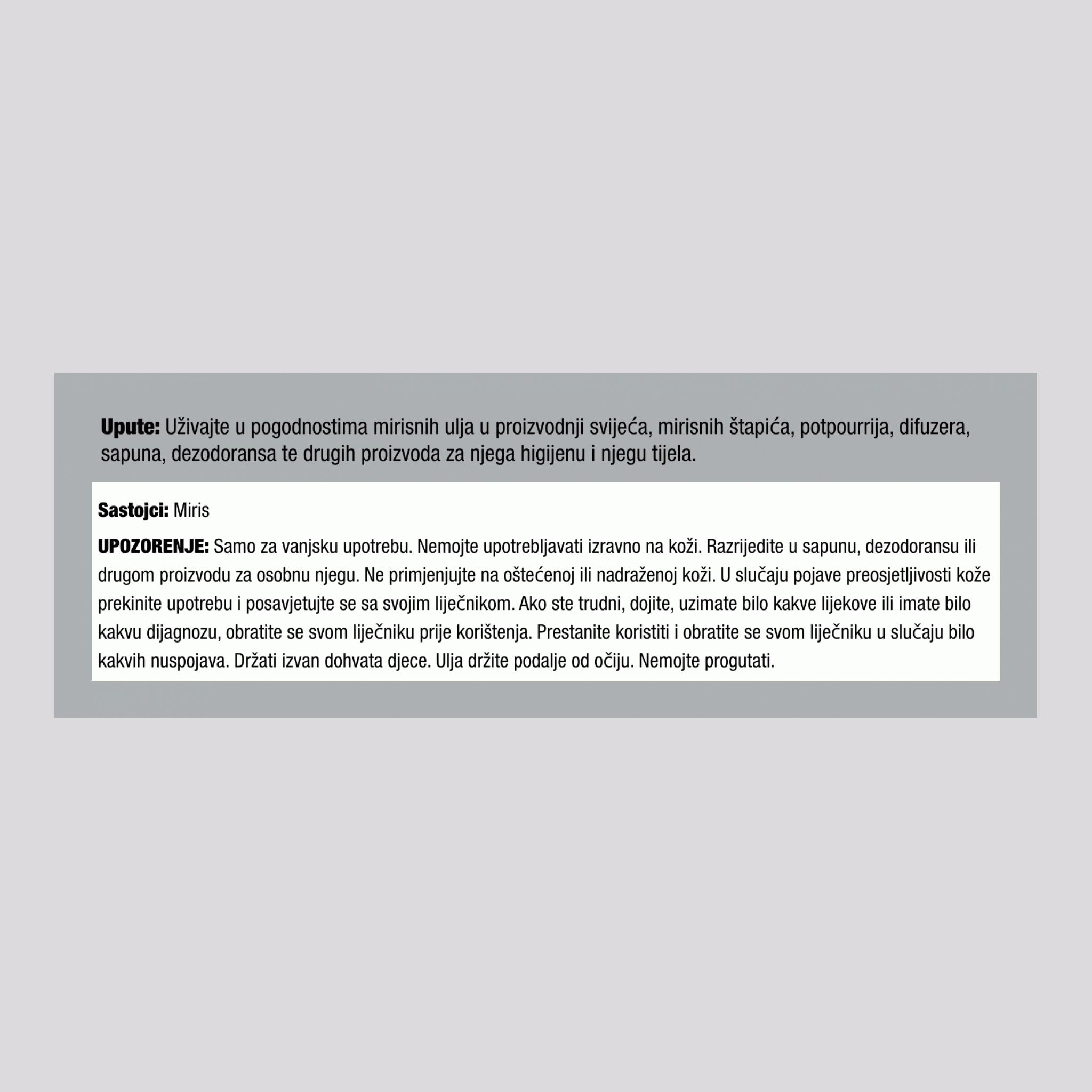 Premijsko ulje s mirisom jorgovana, 4 fl oz (118 mL) bočica s kapaljkom