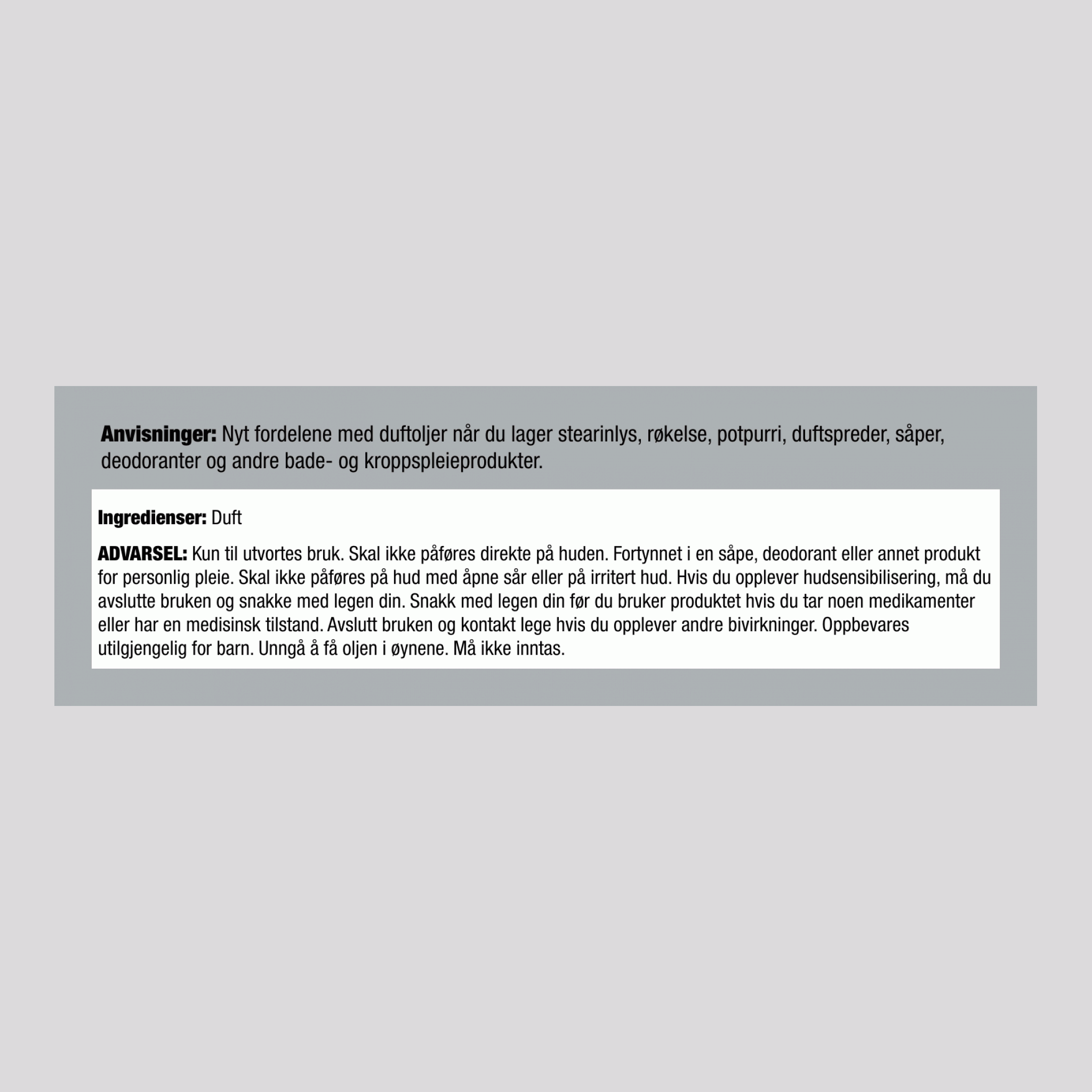 Lilac Premium Duftolje, 118 ml (4 fl oz) pipetteflaske