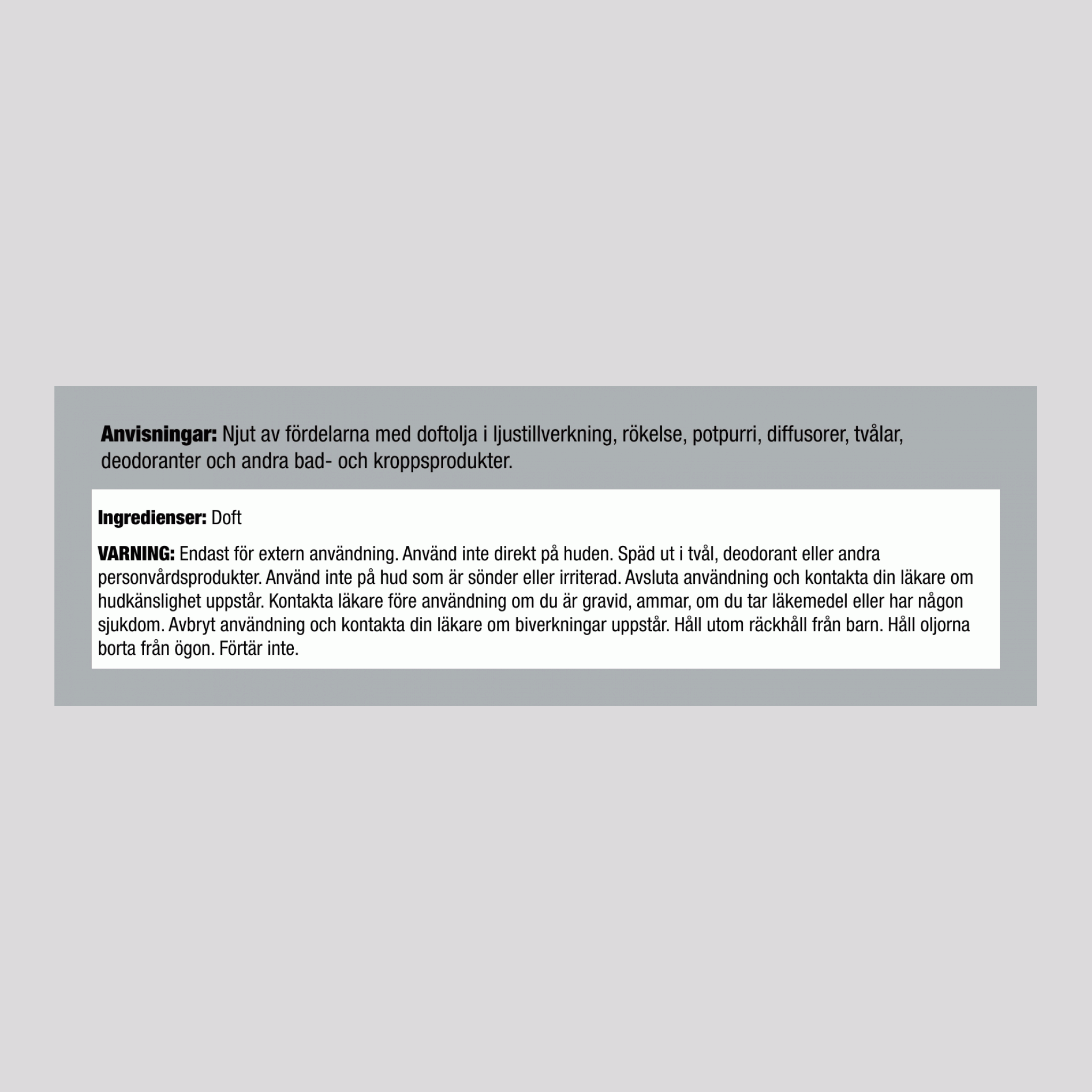 Lila Premium Doftolja, 118 ml (4 fl oz) Droppflaska