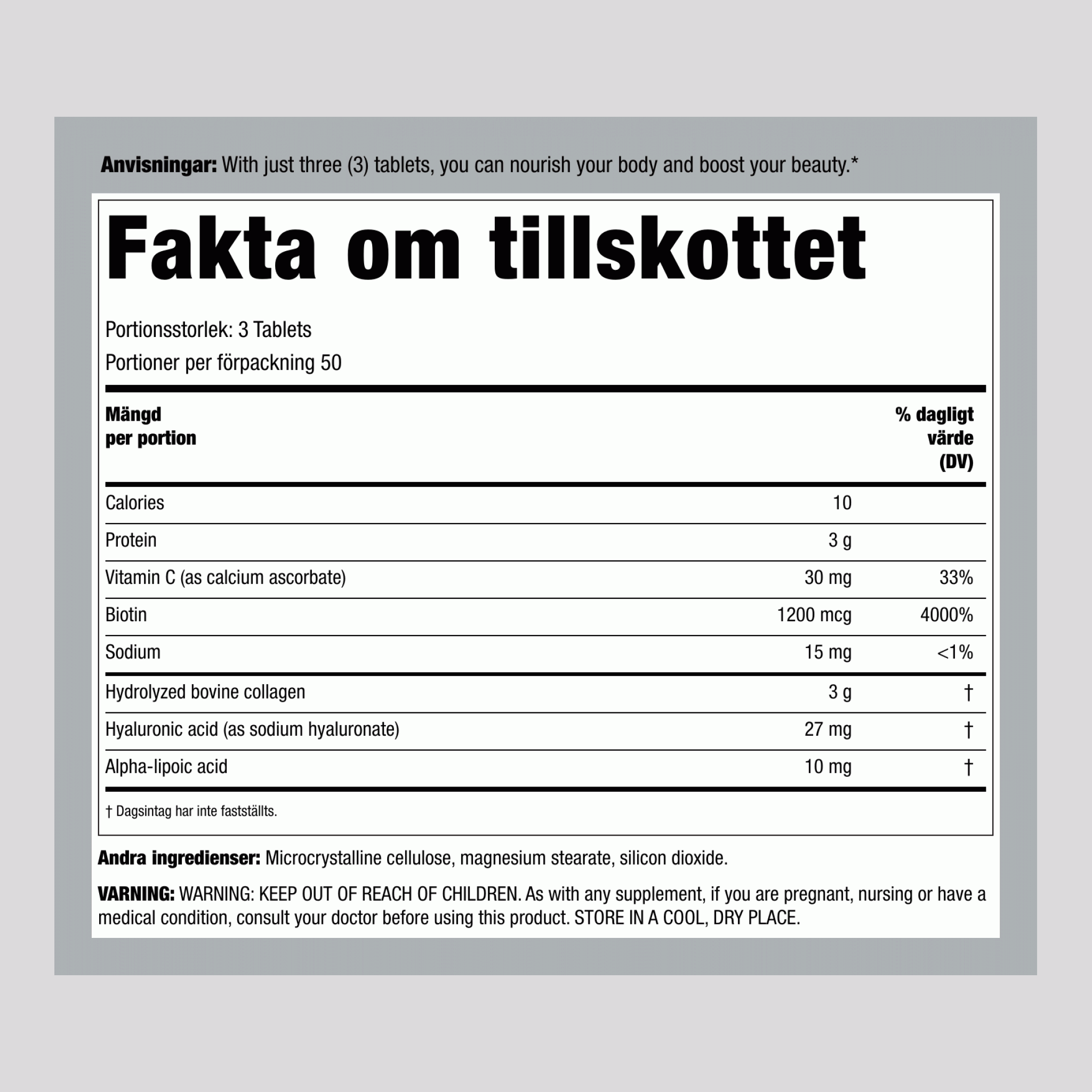 Collagen Beauty Builder, 150 Tabletter