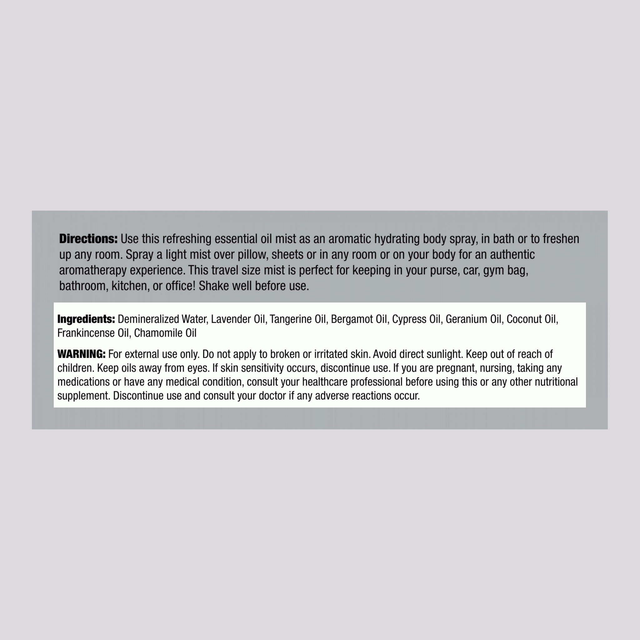 Goodnite Spray, 2.4 fl oz (71 mL) Spray Bottle