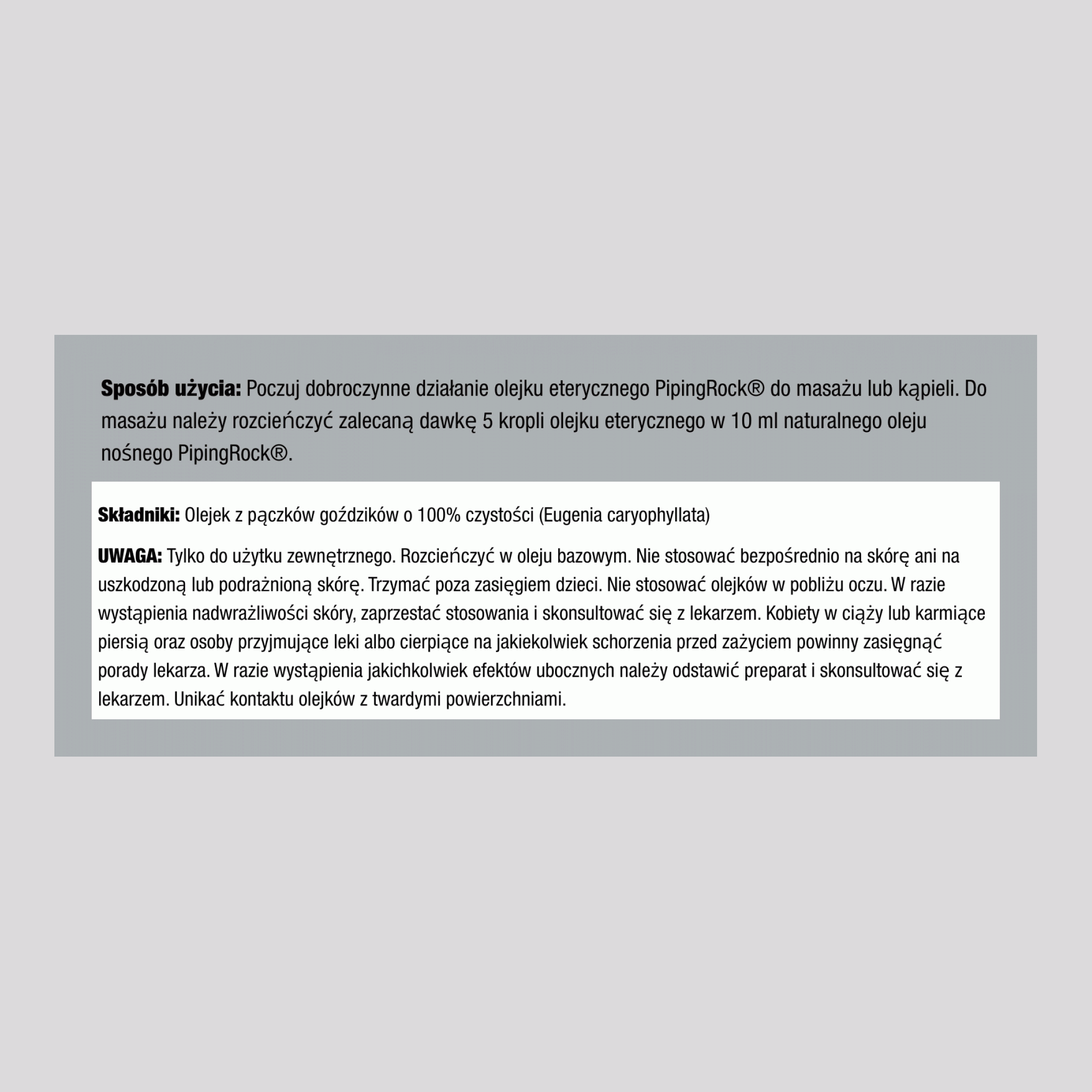 Czysty olejek eteryczny z goździków, 1/2 fl oz (15 mL) butelka z kroplomierzem