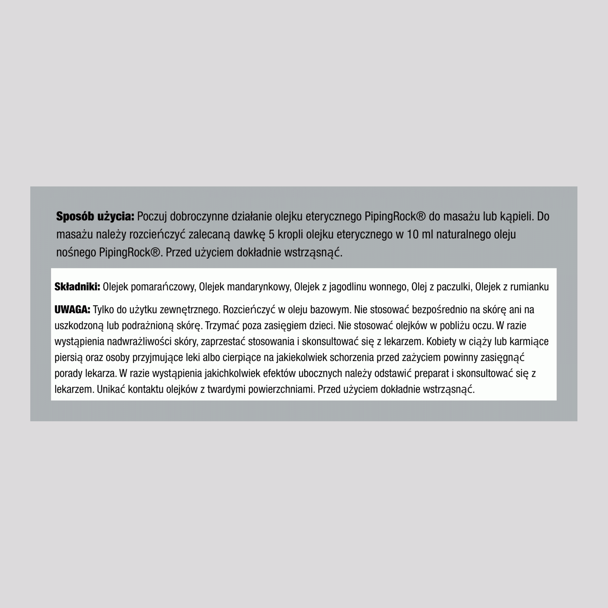 Kojąca Mieszanka Olejków Eterycznych, 1/2 fl oz (15 mL) Butelka z Kroplomierzem