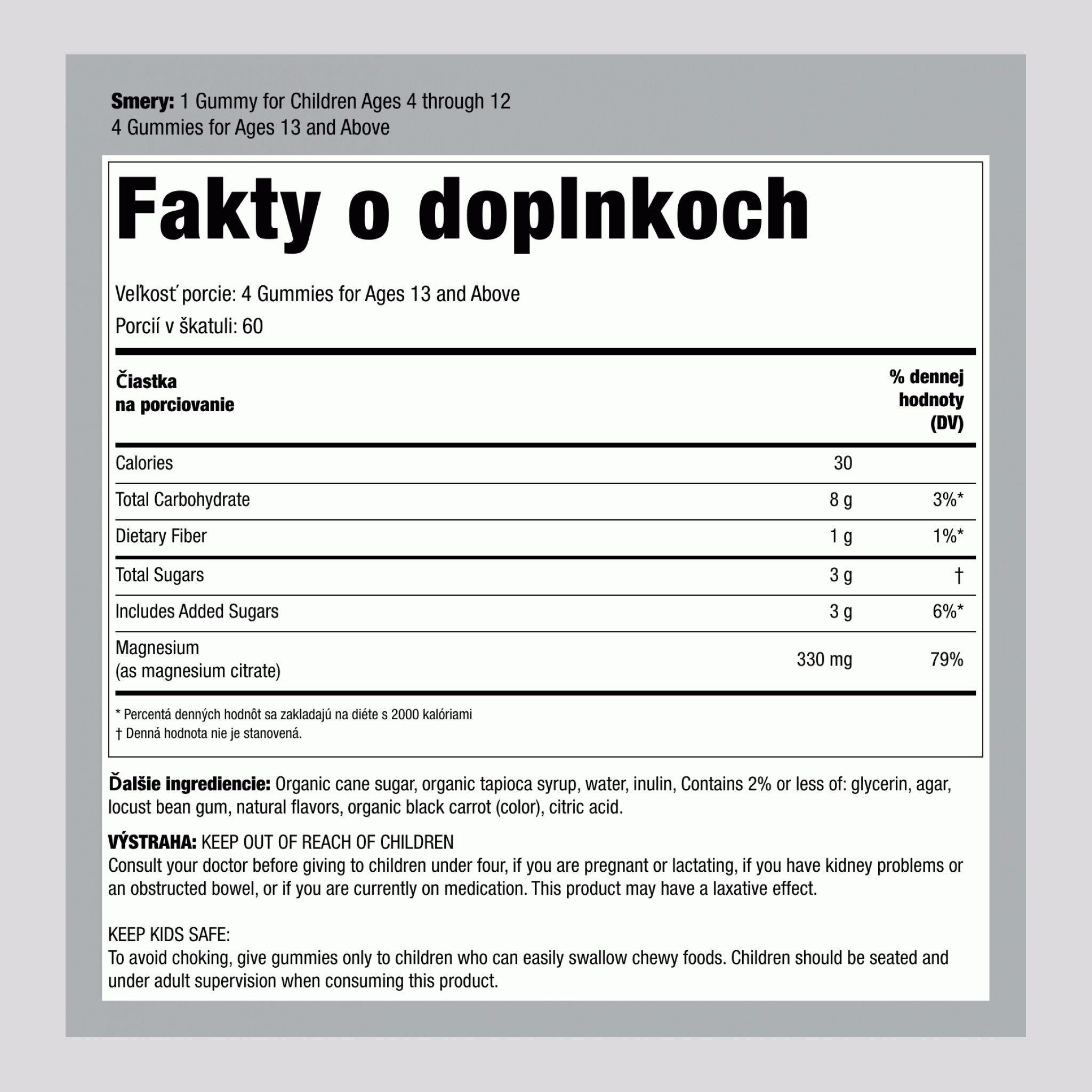 Žuvacie tablety CALM s príchuťou malina-citrón, 240 chutných tabliet