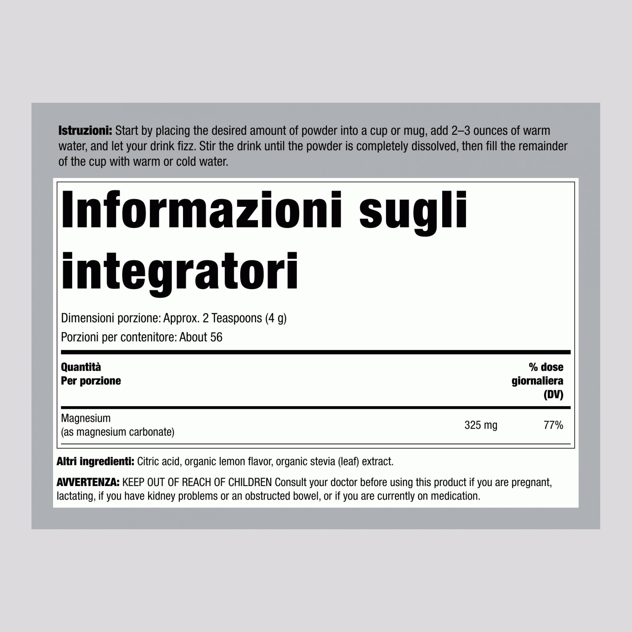 CALM Polvere all'Arancia, 8 oz (226 g)