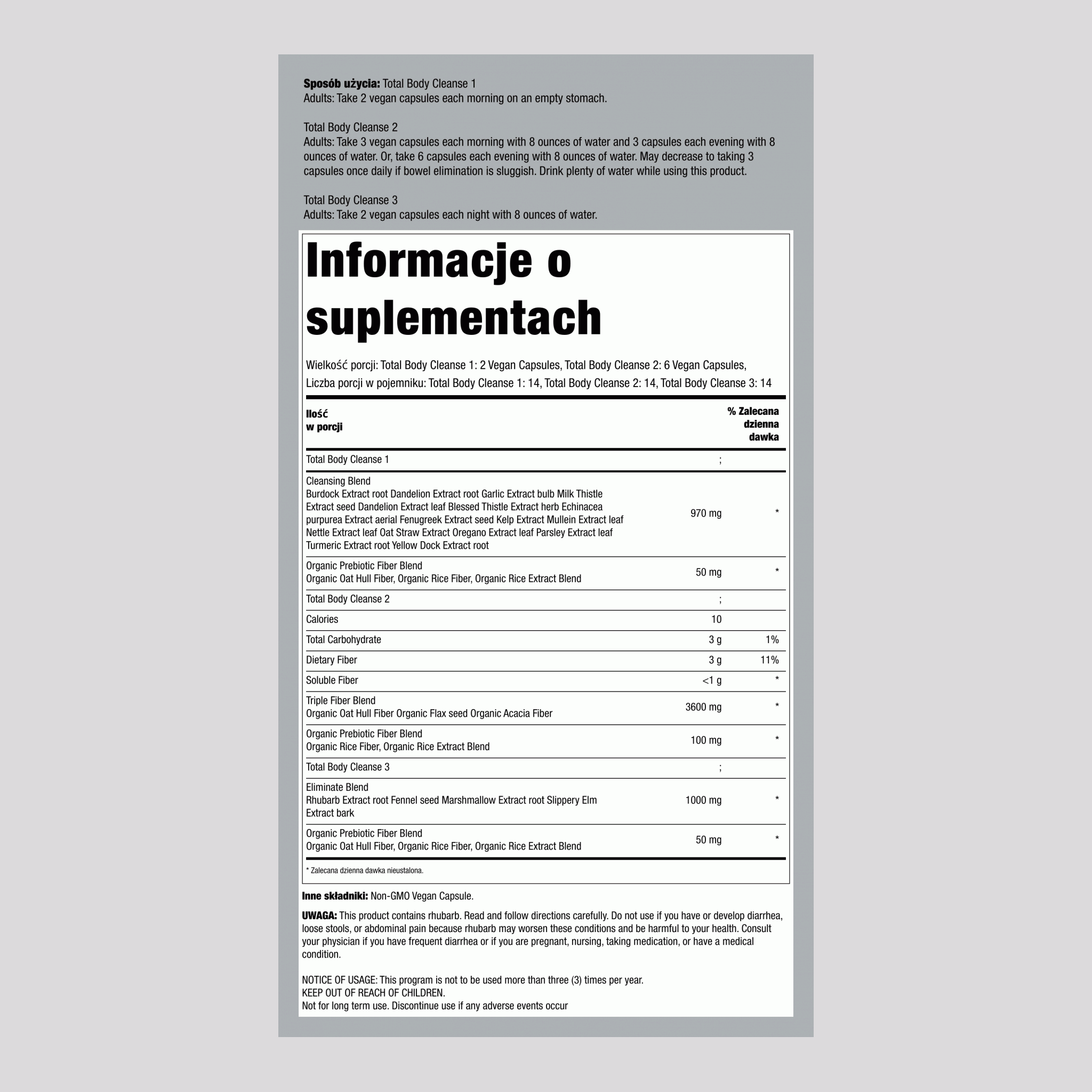Kompletny Zestaw Delikatnej Pielęgnacji Całego Ciała, 14-dniowy Program