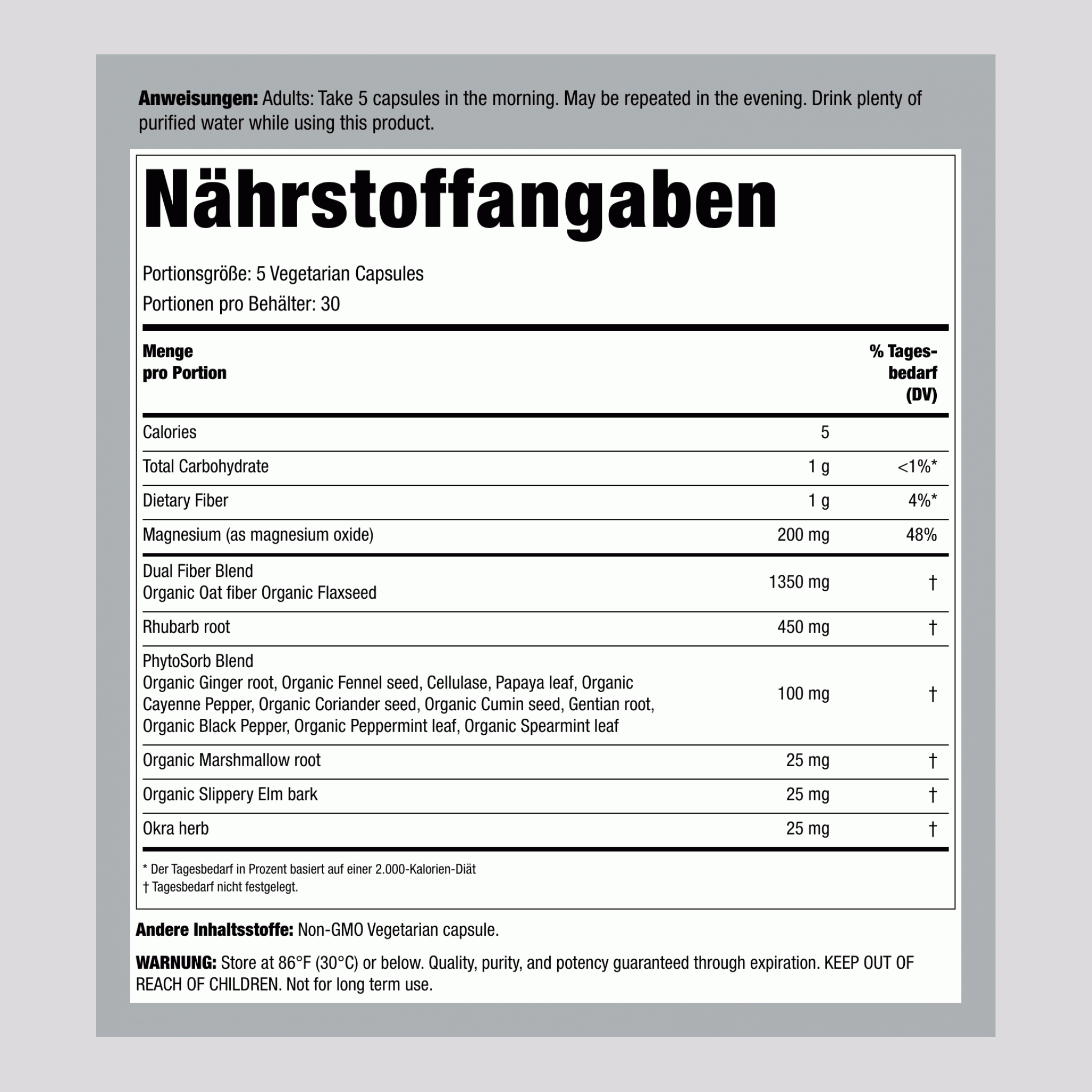 Bowel Cleanse, 150 Vegetarian Capsules