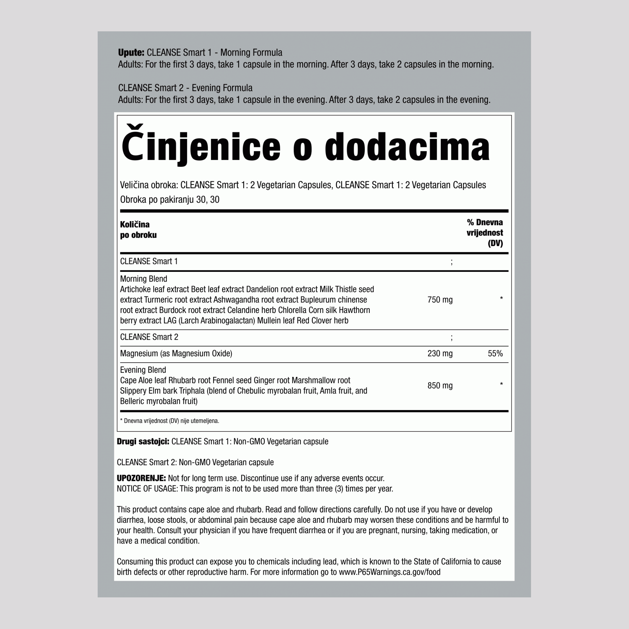 Cleanse Smart Totalno Čišćenje Tijela