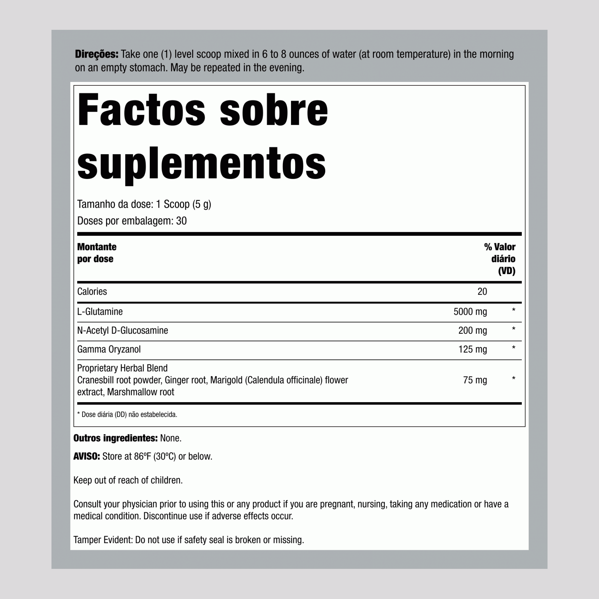 IntestiNew Suporte para o Revestimento Intestinal, Fornecimento de 30 Dias 170 g