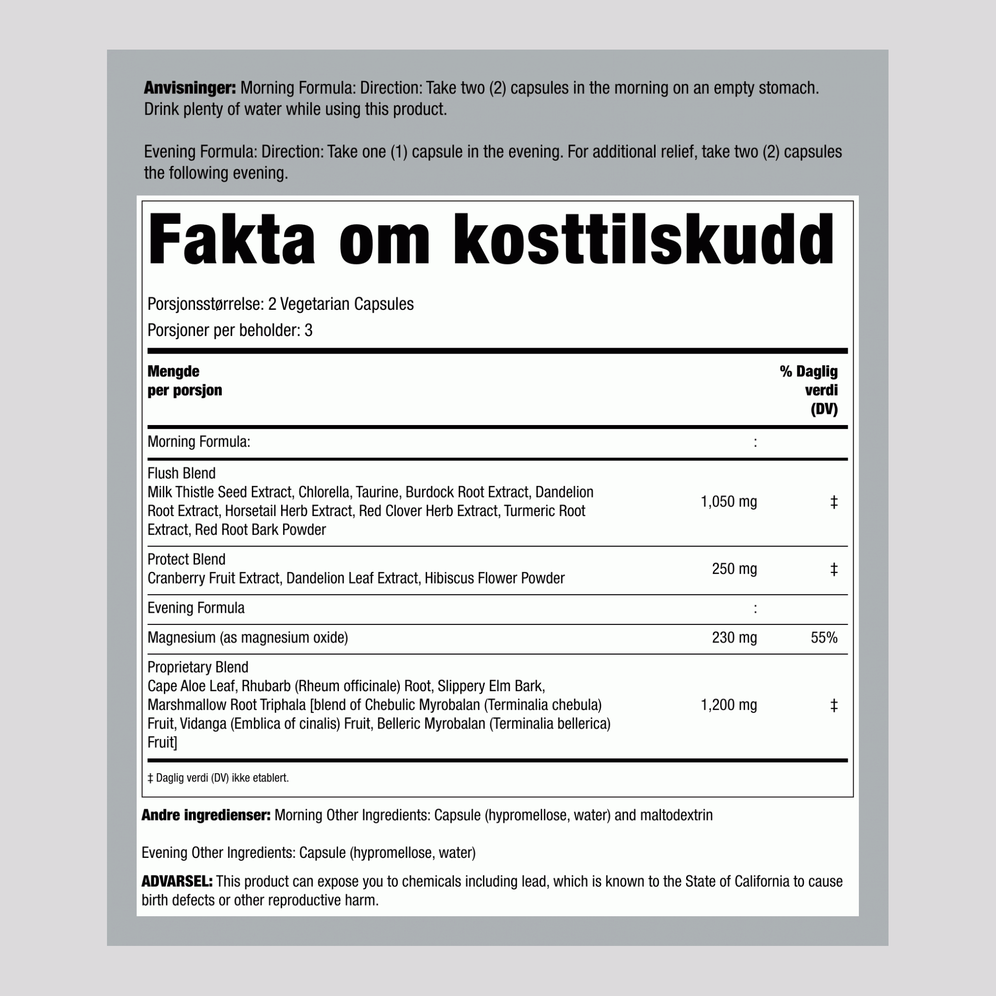 3-dagers rens for total kroppsgjenoppretting