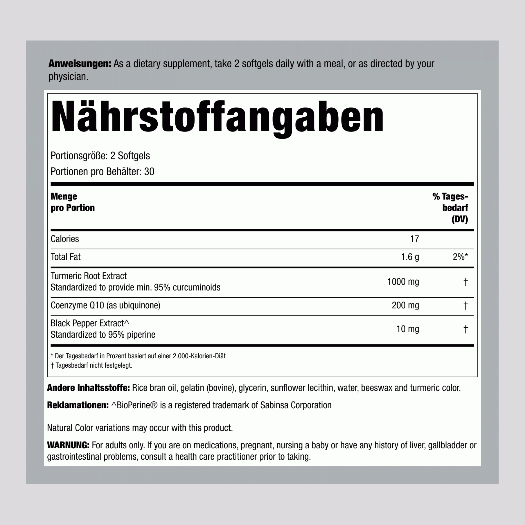 CUR-Q10 ULTRA Complex, 60 Weichkapseln