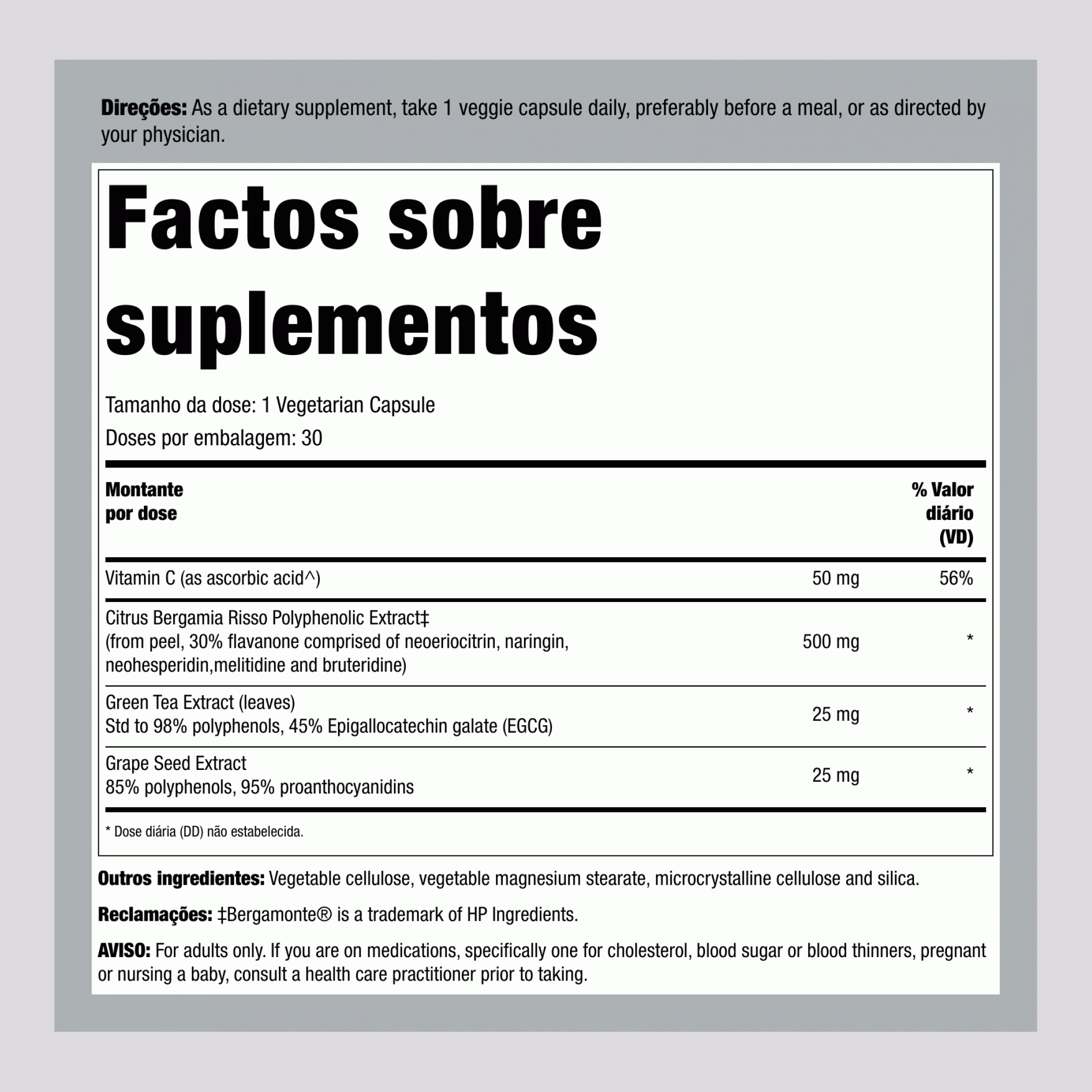 Fórmula Cholesterol360®, 30 Cápsulas Vegetarianas