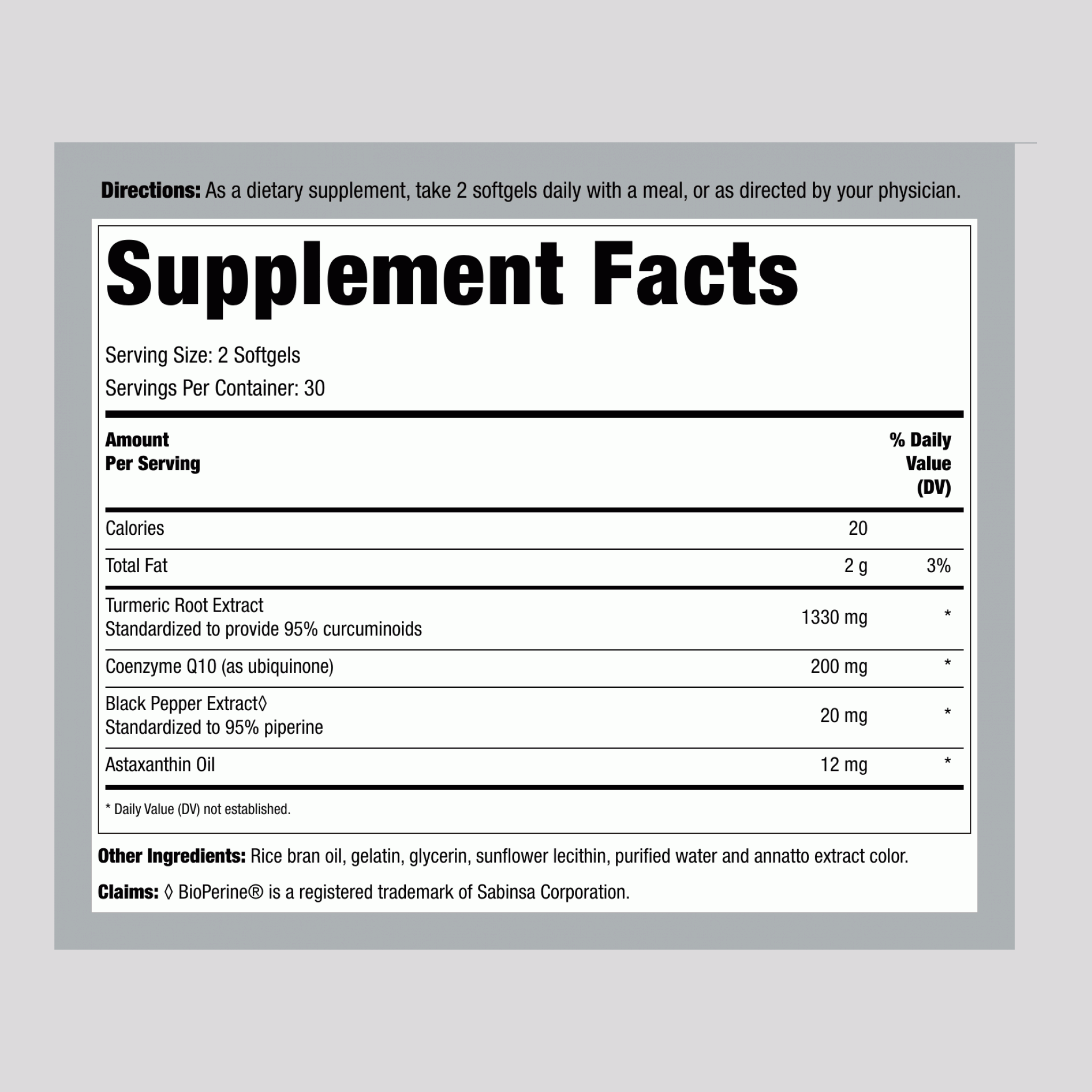 NextLevel Curcumin™ Complex + CoQ10, 60 Softgels