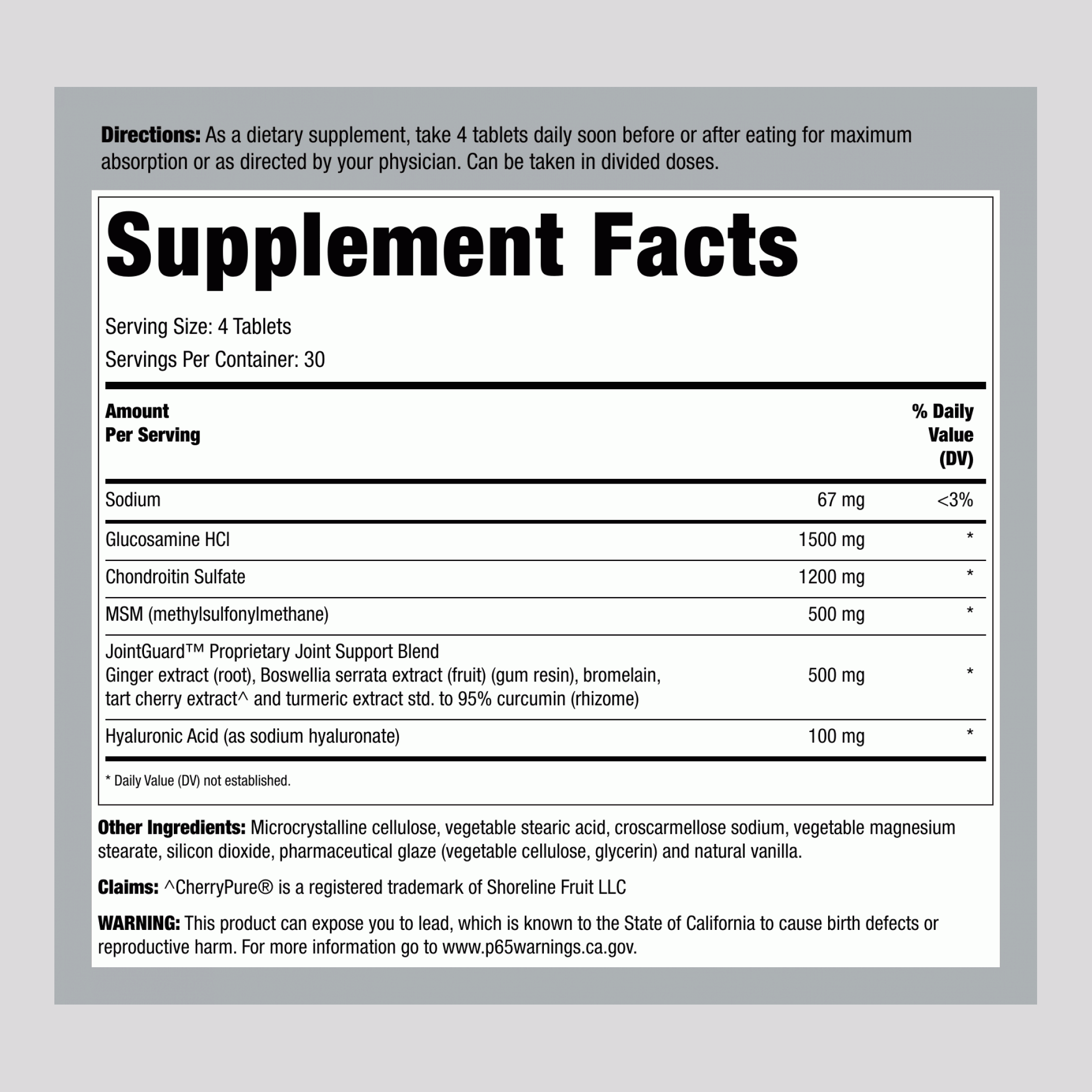 Osteo XTS™ Glucosamine Formula, 120 Tablets