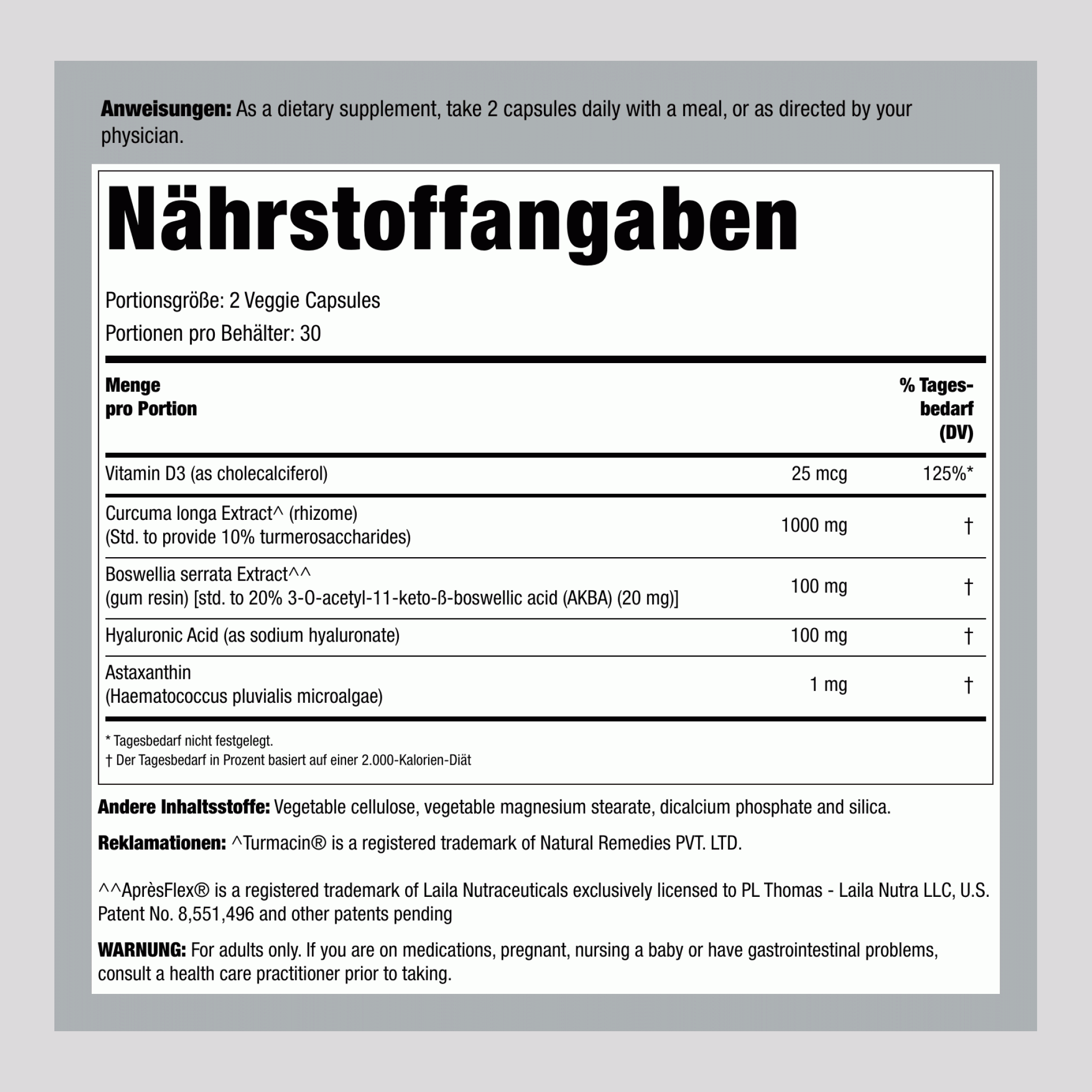 TurmaFLEX® Gelenkunterstützung, 60 vegetarische Kapseln